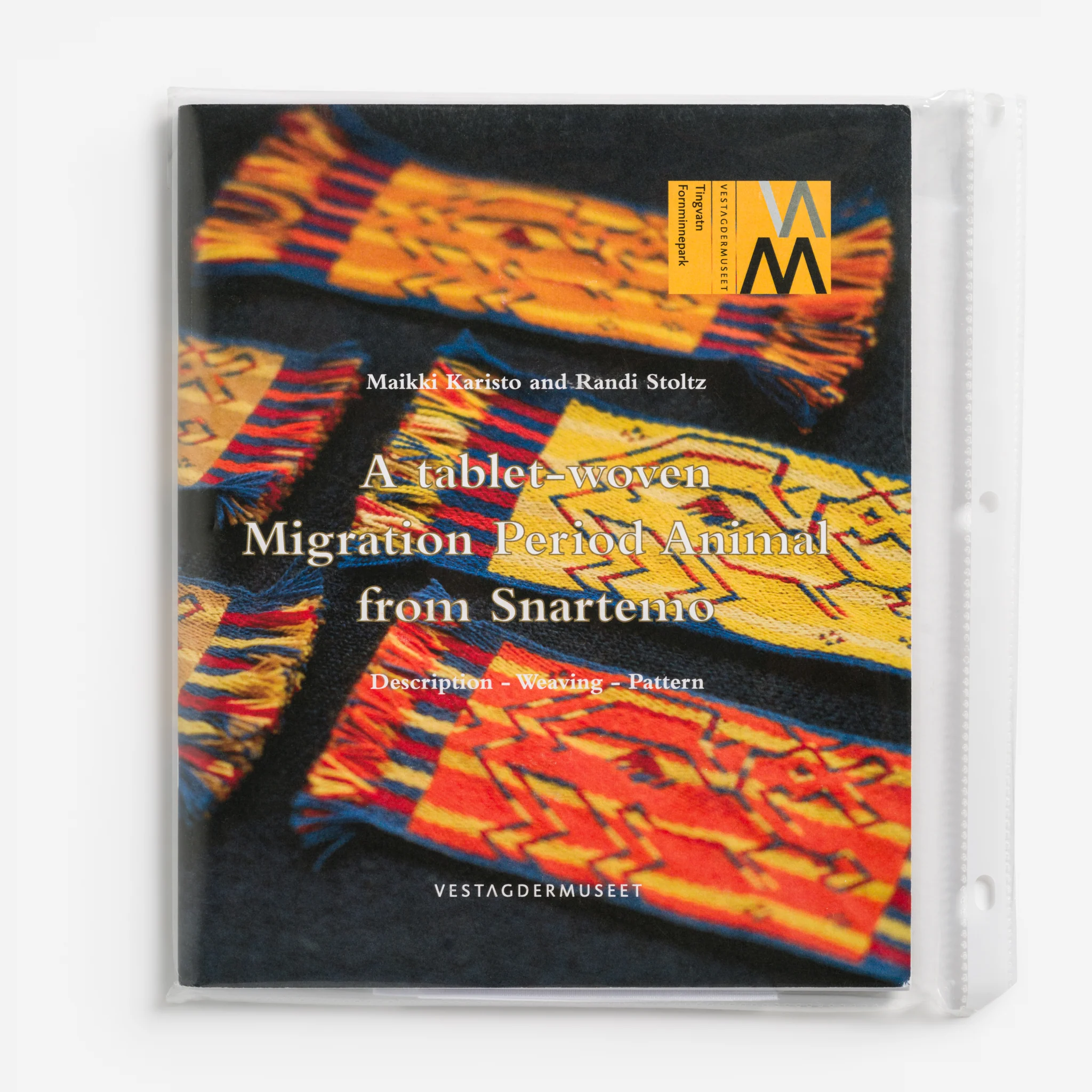 A Tablet-Woven Migration Period Animal from Snartemo Book and Pattern
