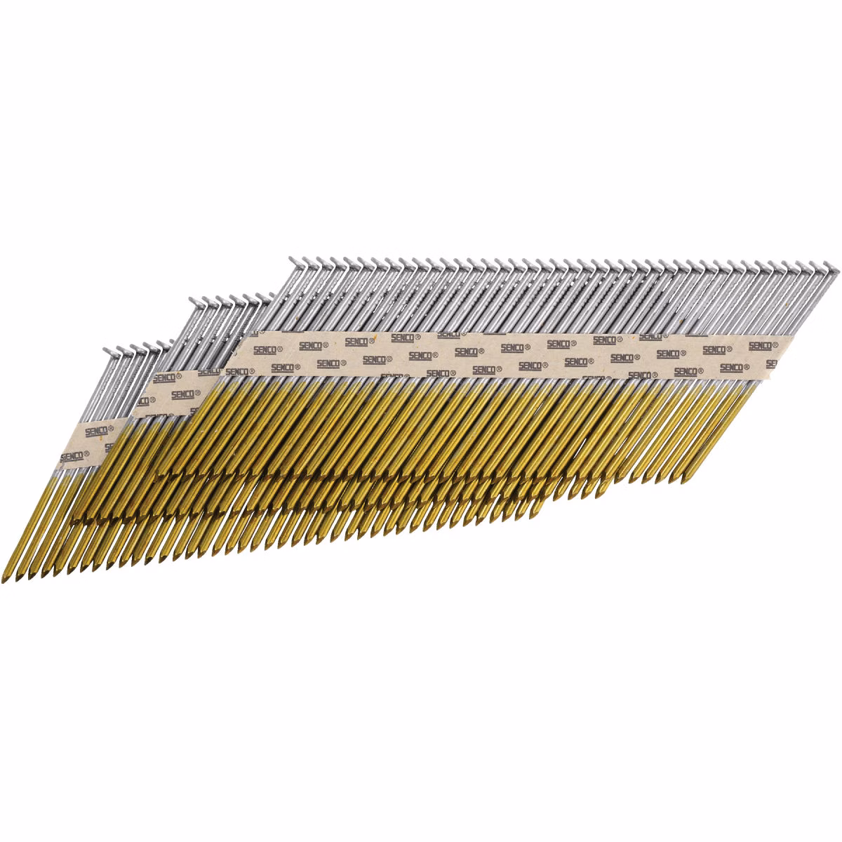 Senco ProHead 30 Degree Paper Tape Bright Clipped Head Framing Stick Nail, 3 In. x .120 In. (2500 Ct.)