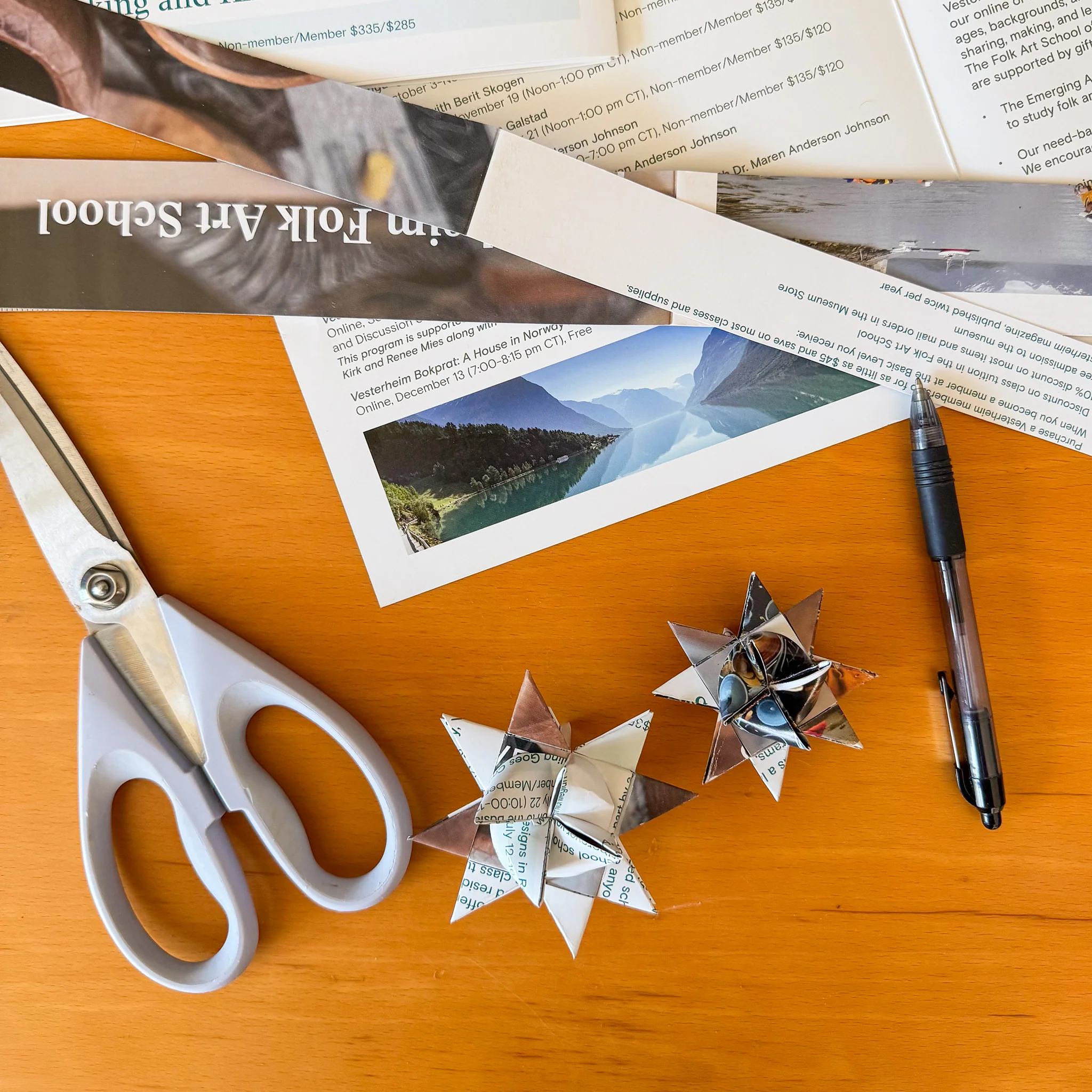 Family Handcraft at Home: Recycled Stars Inspired by Birchbark Weaving (Online)
