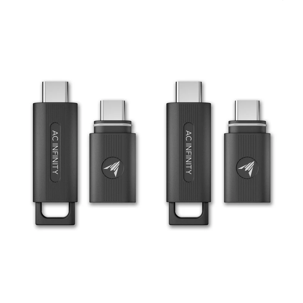AC Infinity UIS 1-to-1 Wireless Transmitter & Receiver, for UIS Devices and Controllers, 2-Pack