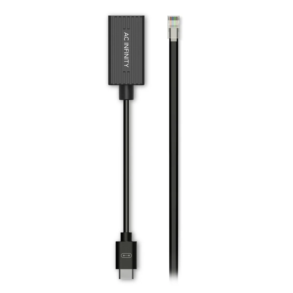 AC Infinity UIS Lighting Adapter Type-A, for RJ11/12 Connector Lights with PWM or 0-10V Dimmers