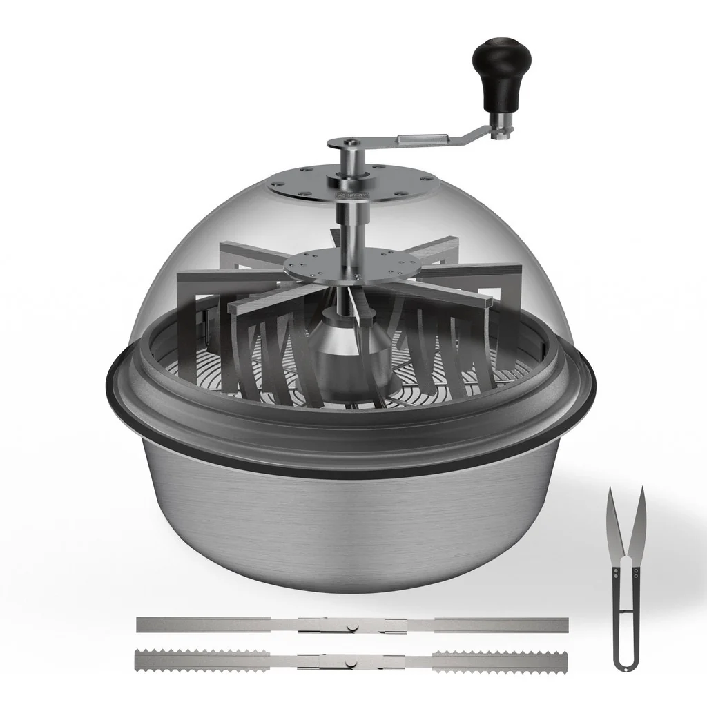 AC infinity Bud Bowl Trimmer 16″, Twist Spin Cut with Clear Visibility Dome