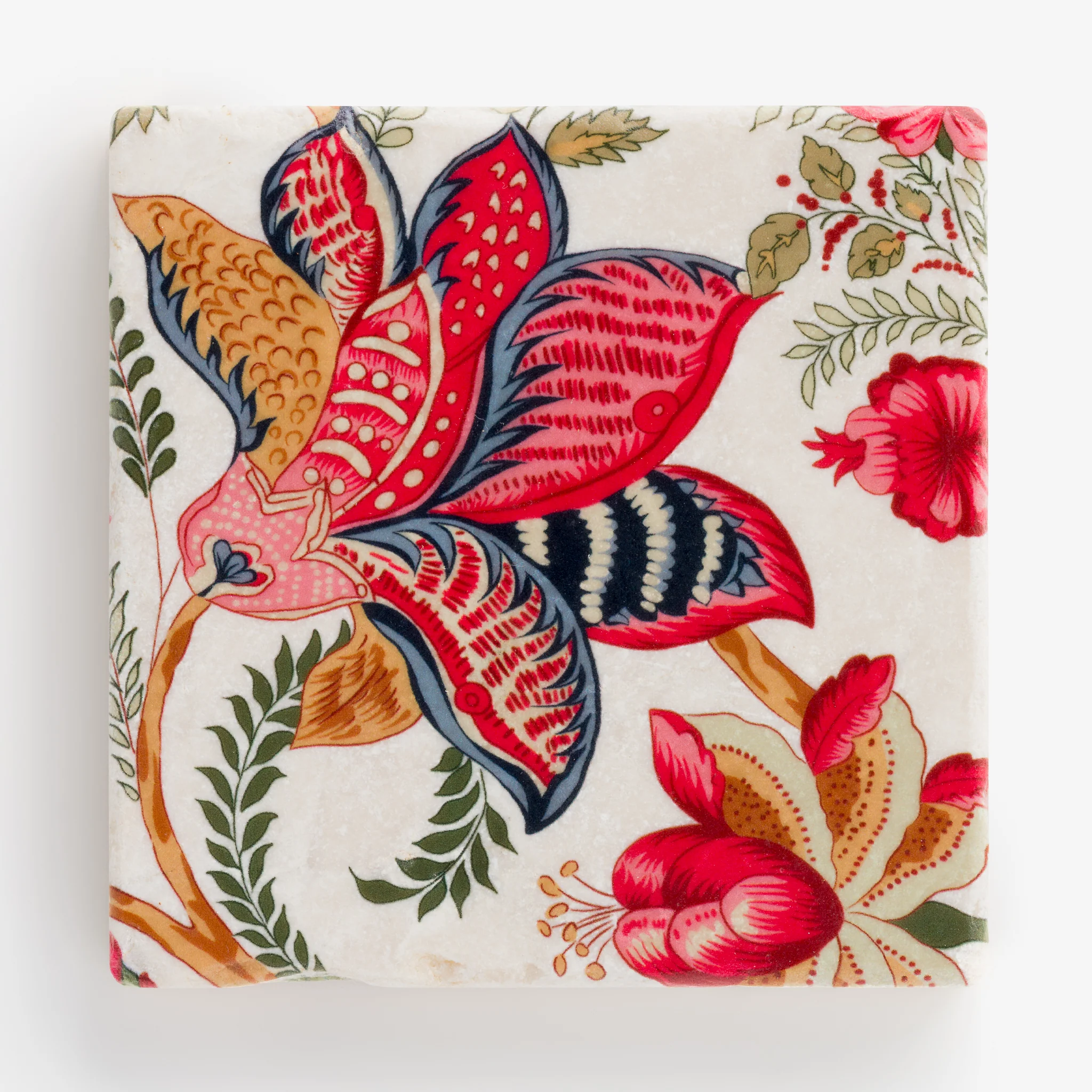Ruby Floral Marble Magnet by Studio Vertu
