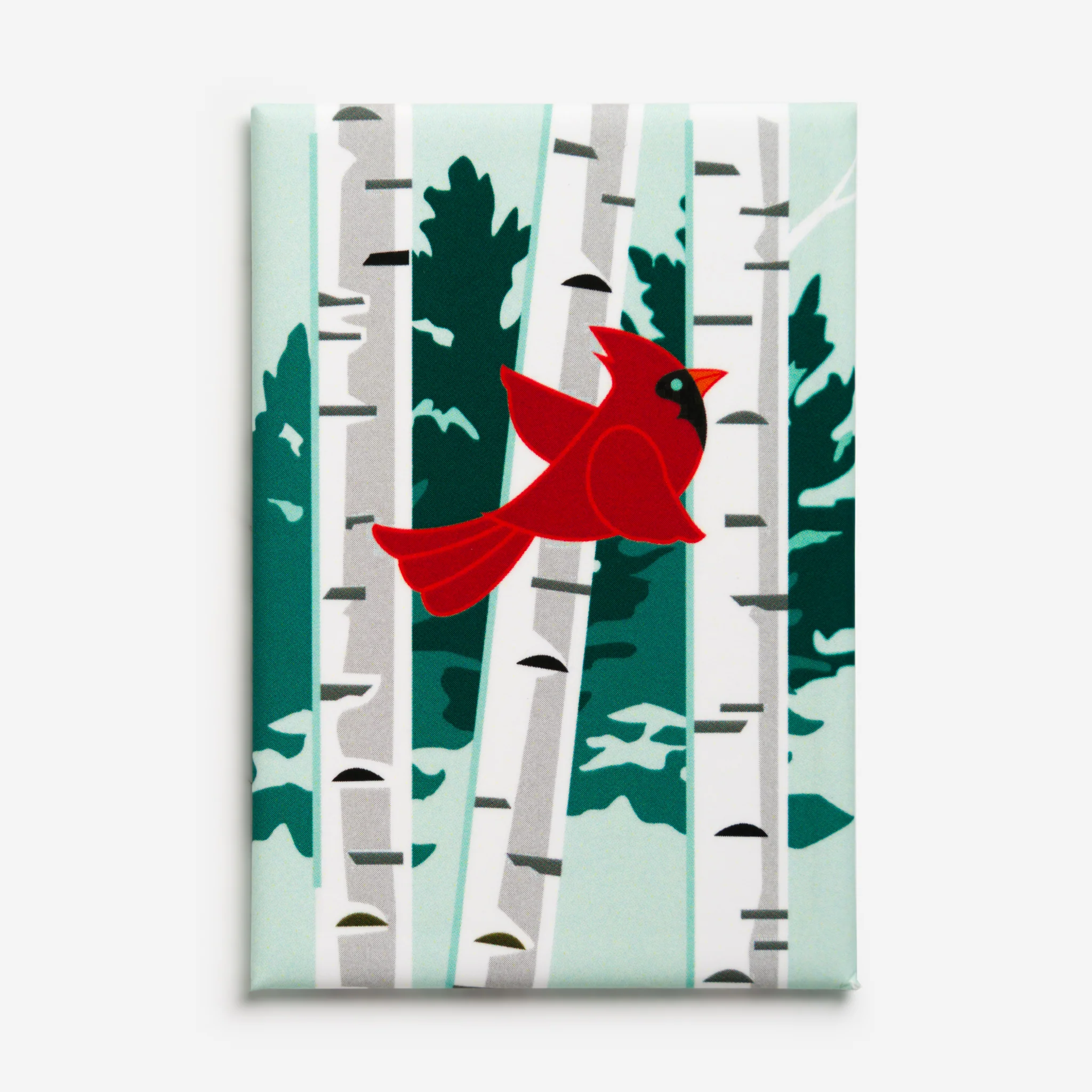 Cardinal Birch Magnet by Cindy Lindgren
