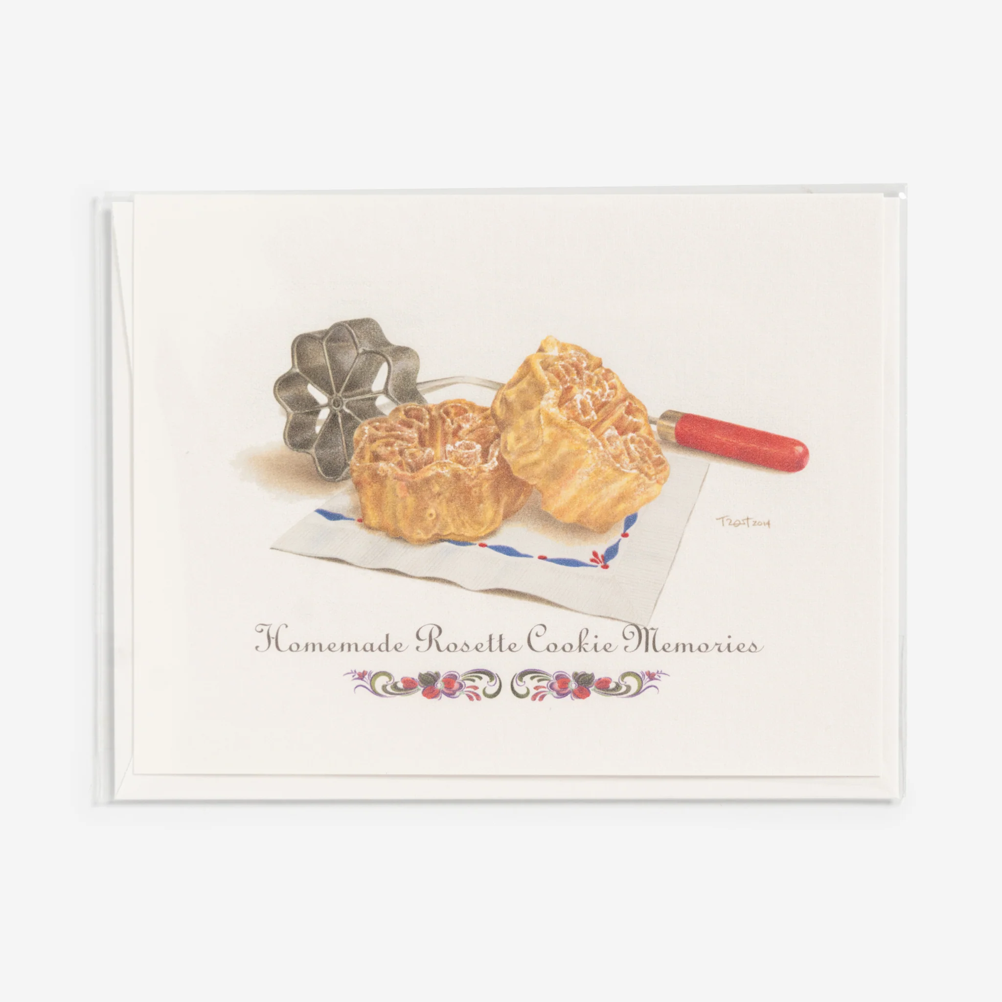Rosette Memories Notecard by Tim Trost