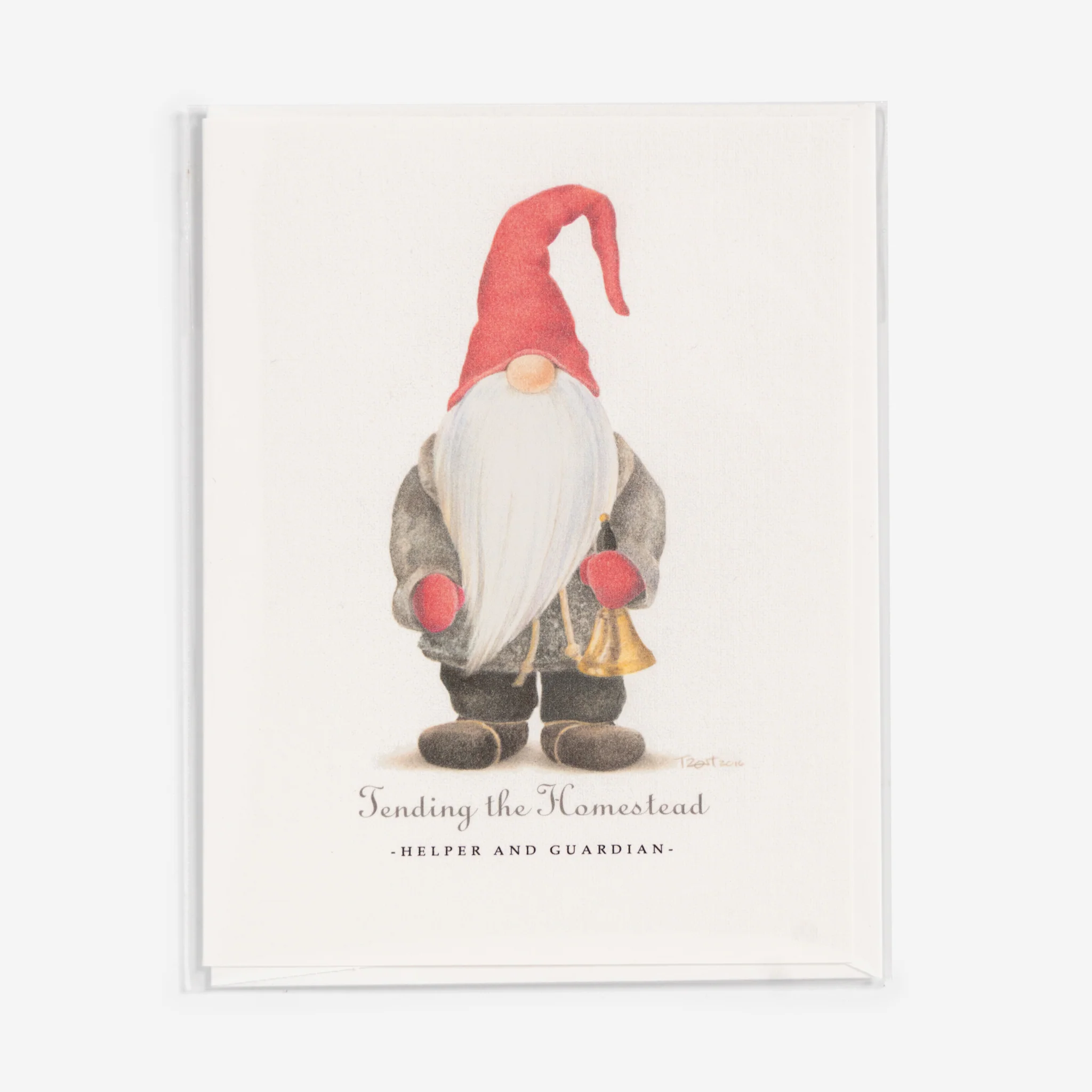 Tending the Homestad Notecard by Tim Trost