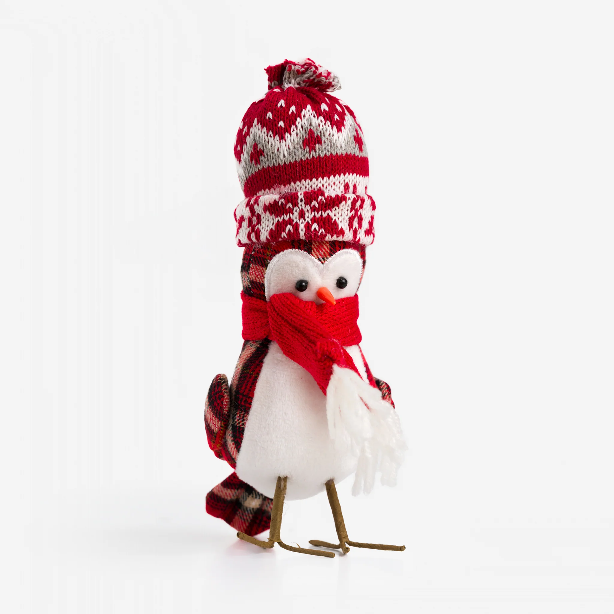Bird with Hat and Scarf