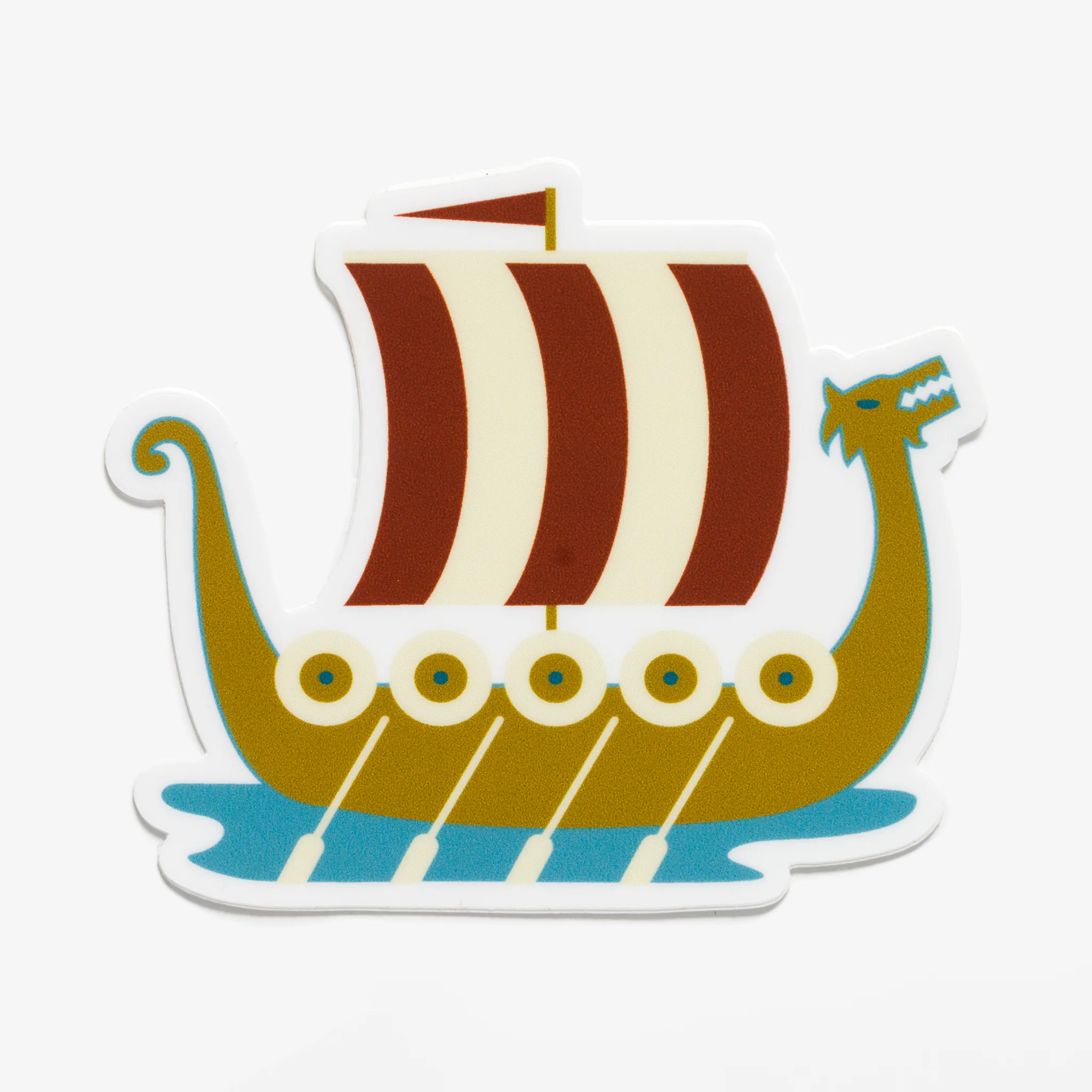 Viking Ship Sticker by Cindy Lindgren