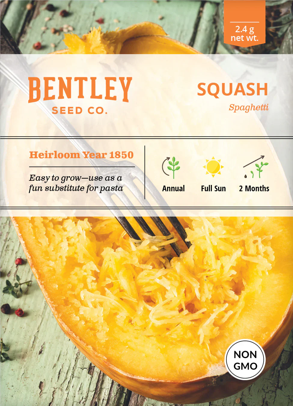 Squash – Spaghetti Seed Packets