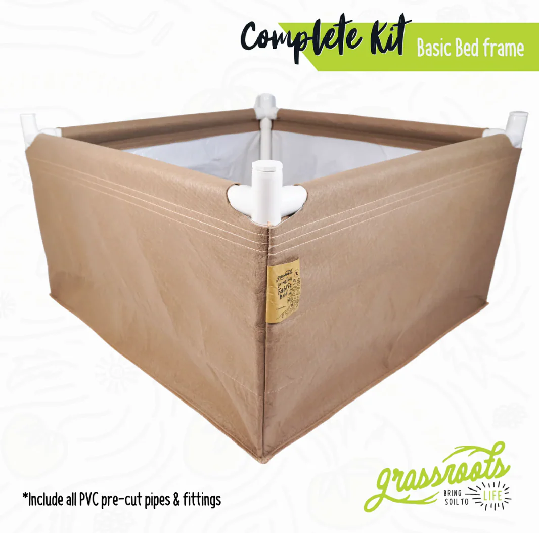 Grassroots Complete Kit Living Soil Fabric Bed