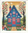 Little Blue House Dishcloth