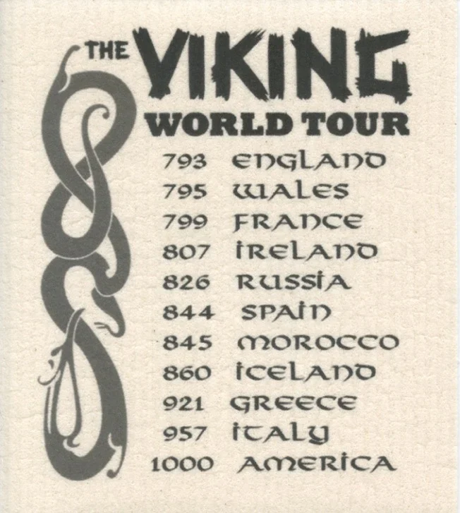 Viking World Tour Dishcloth