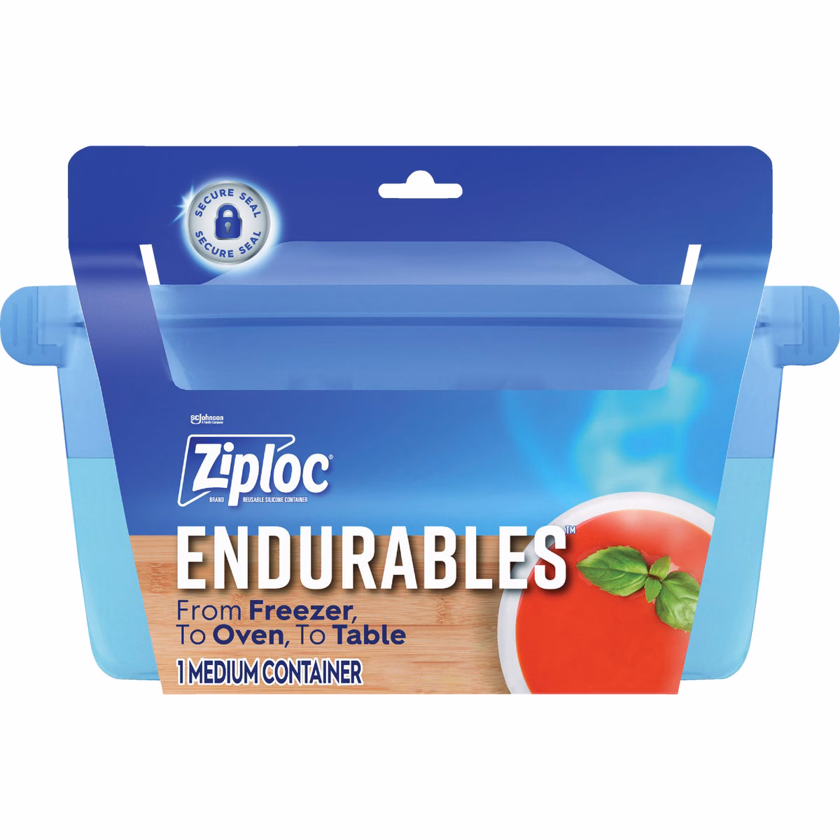 Ziploc Endurables 4-Cup Medium Pouch Food Storage