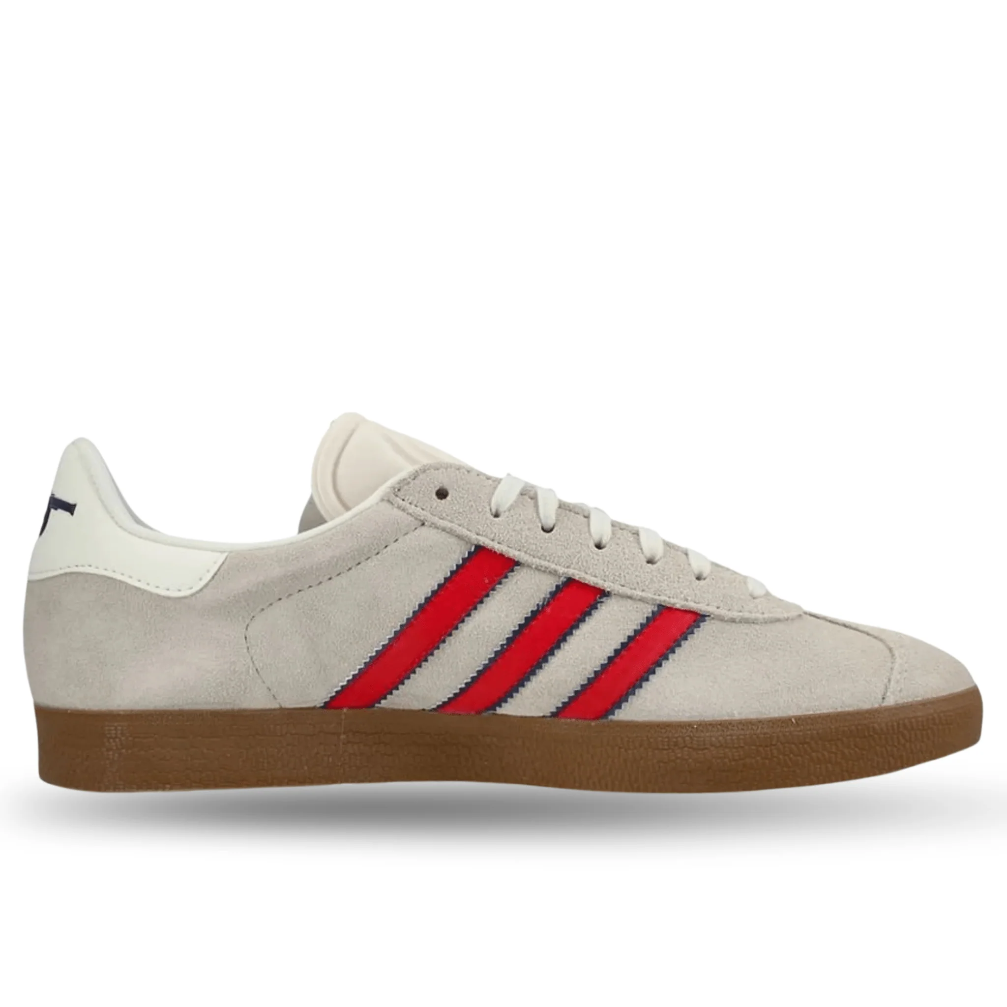 adidas Arsenal Gazelle Terrace Soccer Shoe (Offwhite/Better Scarlet/Night Sky)