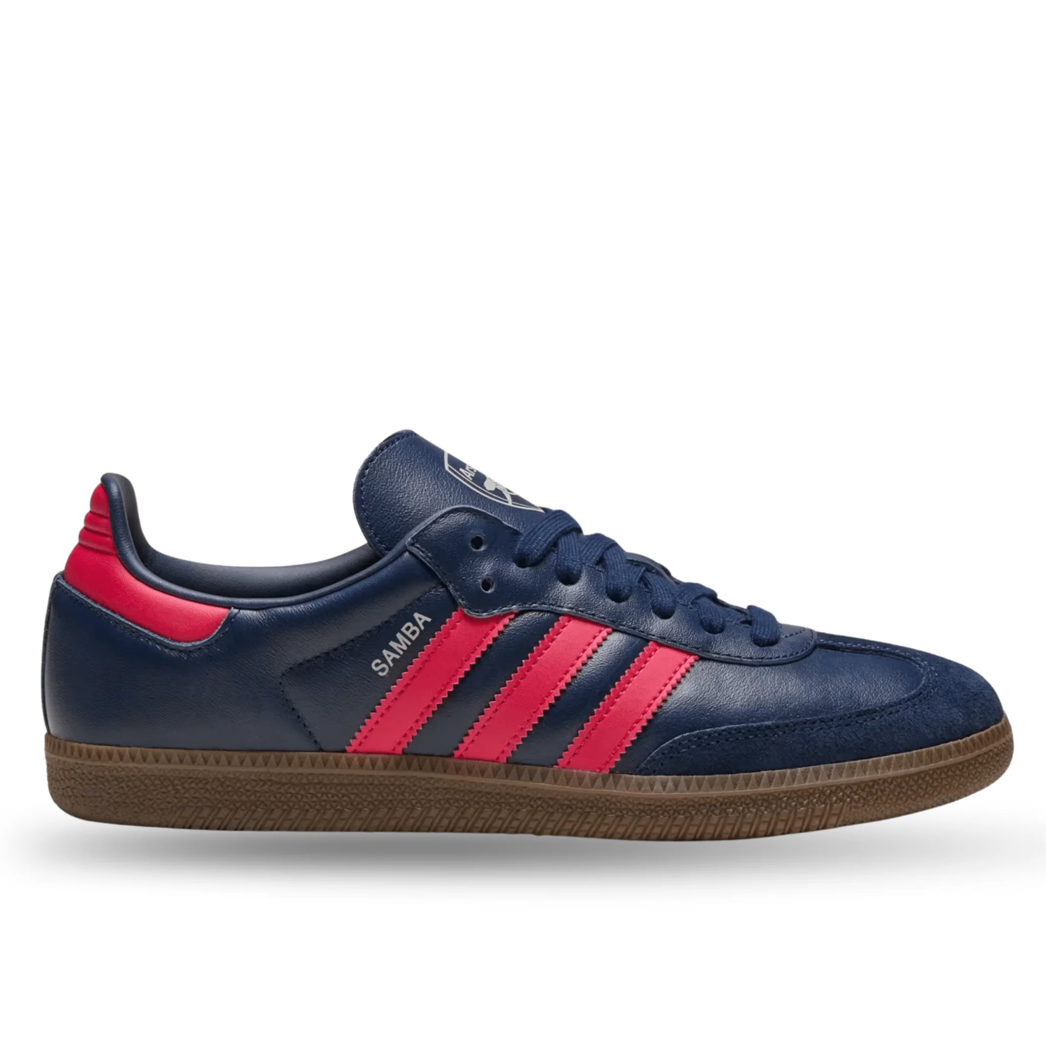 adidas Arsenal Samba Indoor Soccer Shoes (Indigo/Red/Gum)