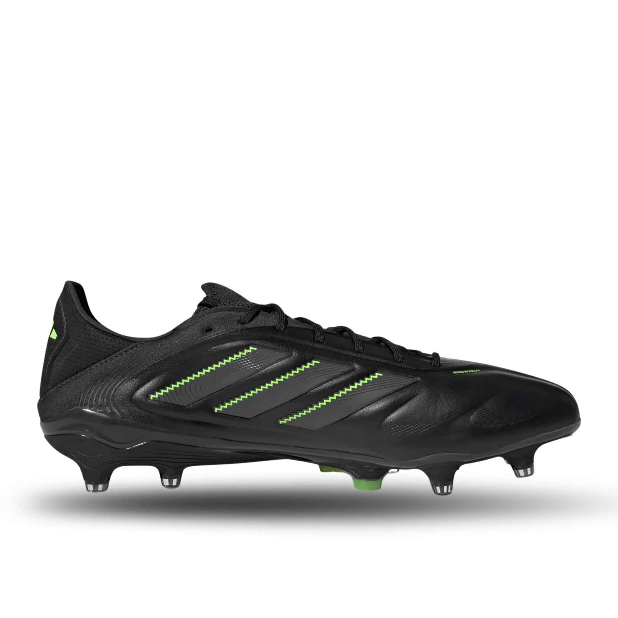 adidas Copa Pure III Elite Firm Ground Soccer Cleats (Black/Lucid Lemon)