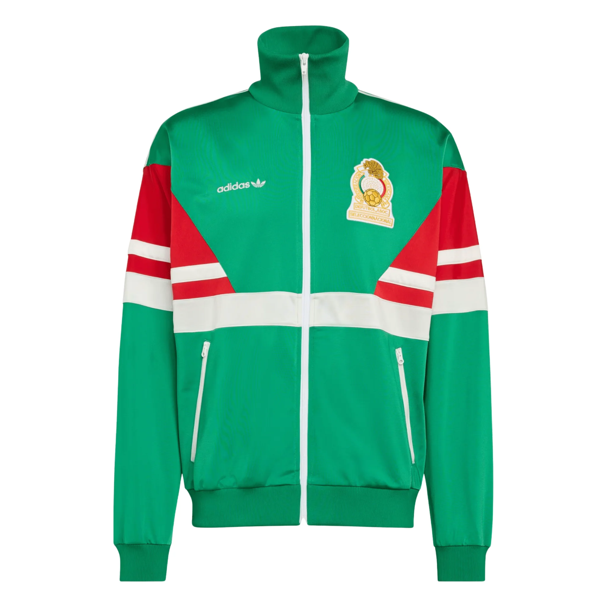 adidas Men’s Mexico 86 Retro Track Top Jacket (Green)