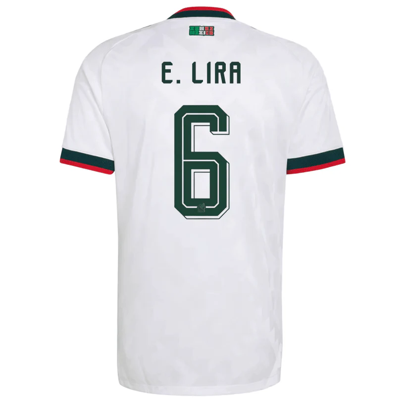 adidas Men’s Mexico E. Lira Authentic Match Away Jersey 2026 (White)