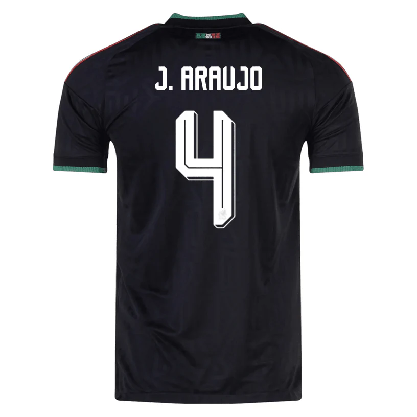 adidas Men’s Mexico J. Araujo Authentic Match Third Jersey 2026 (Black)