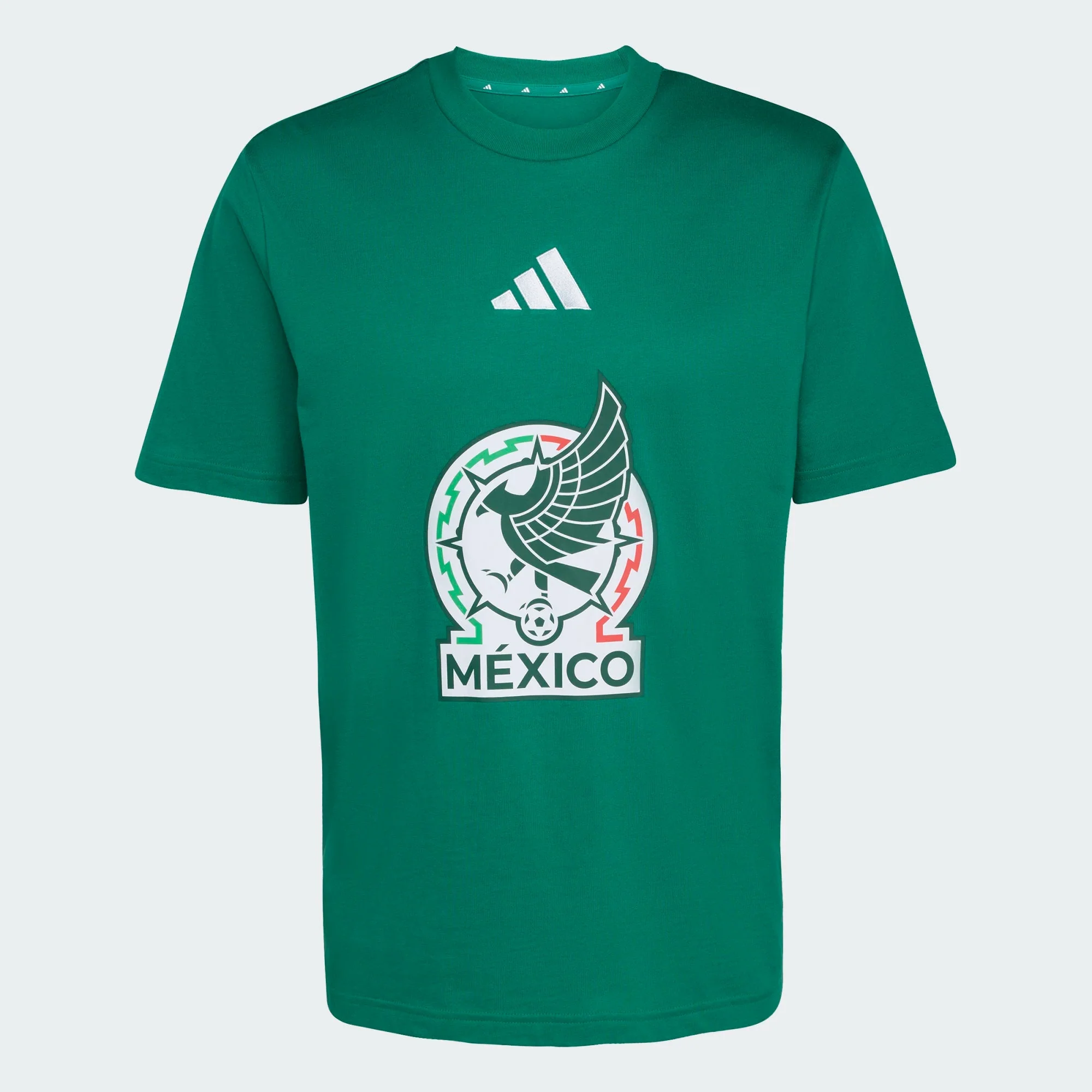 adidas Men’s Mexico Logo Crest World Cup T-Shirt (Green)