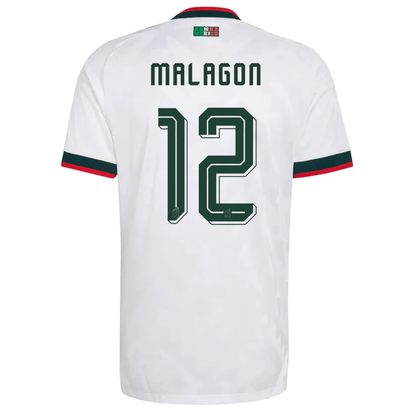 adidas Men’s Mexico Malagon Authentic Match Away Jersey 2026 (White)