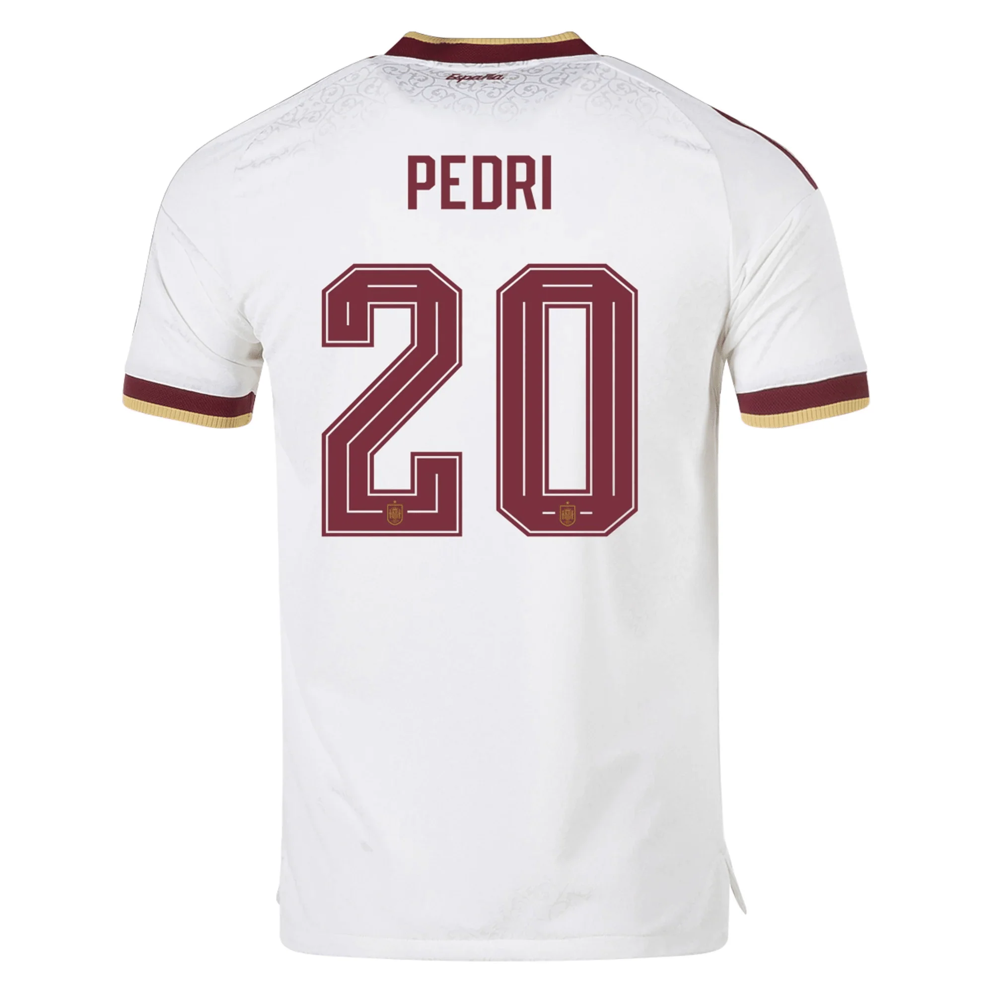 adidas Men’s Spain Authentic Pedri Away Jersey 2026 (White)