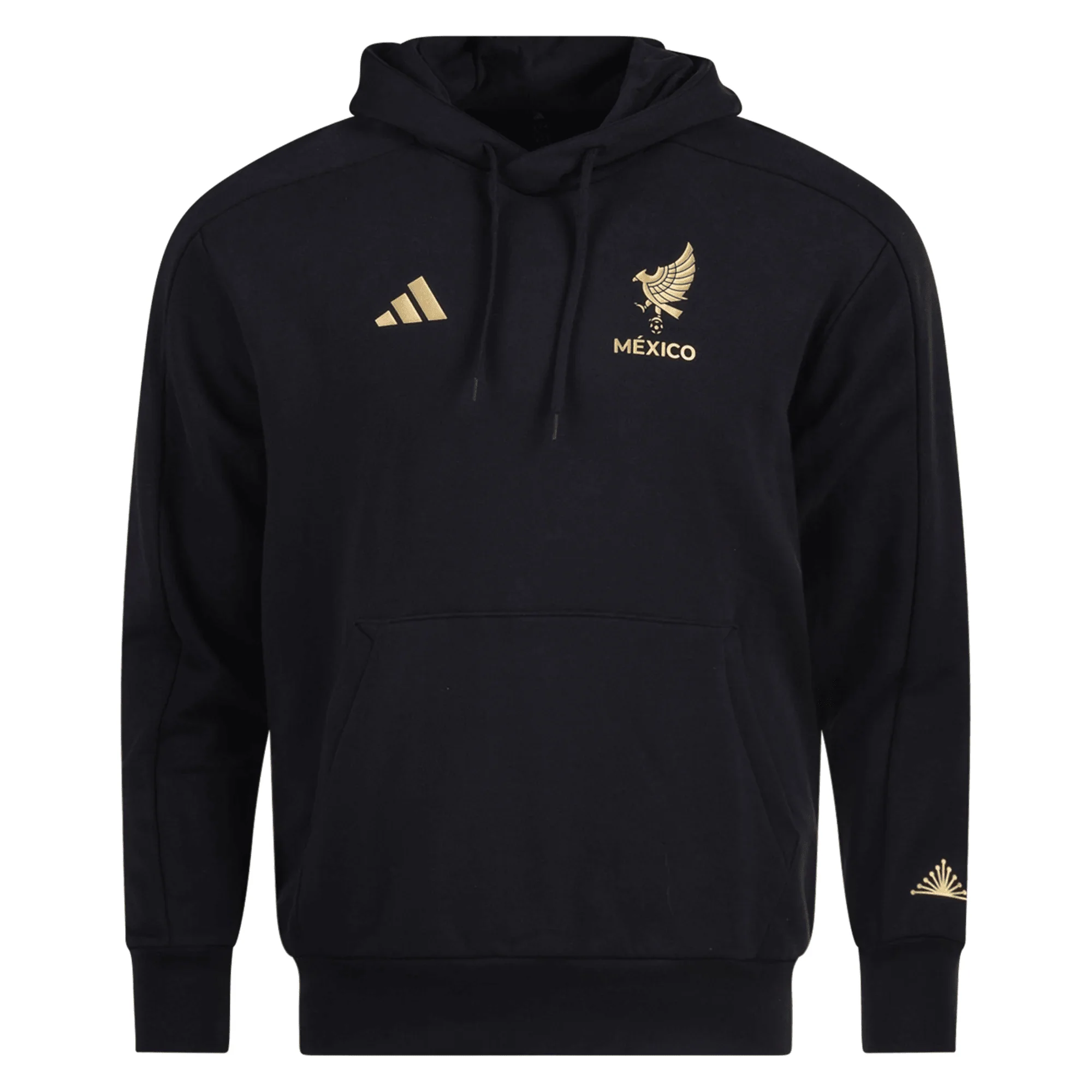 adidas Mexico DNA Hoodie 25/26 (Black/Gold)