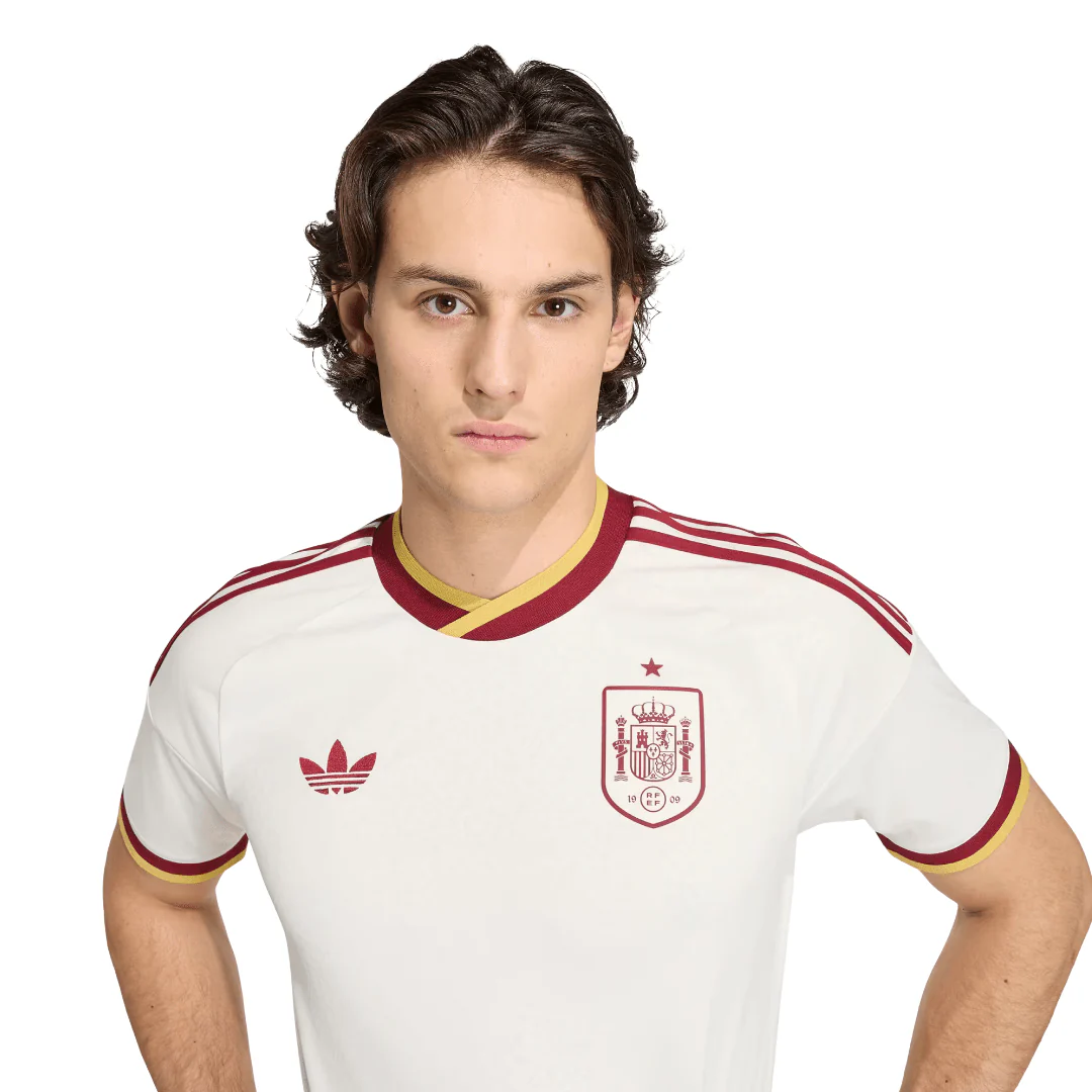 adidas Men’s Spain Pedro Porro Away Stadium Jersey 2026 (White)