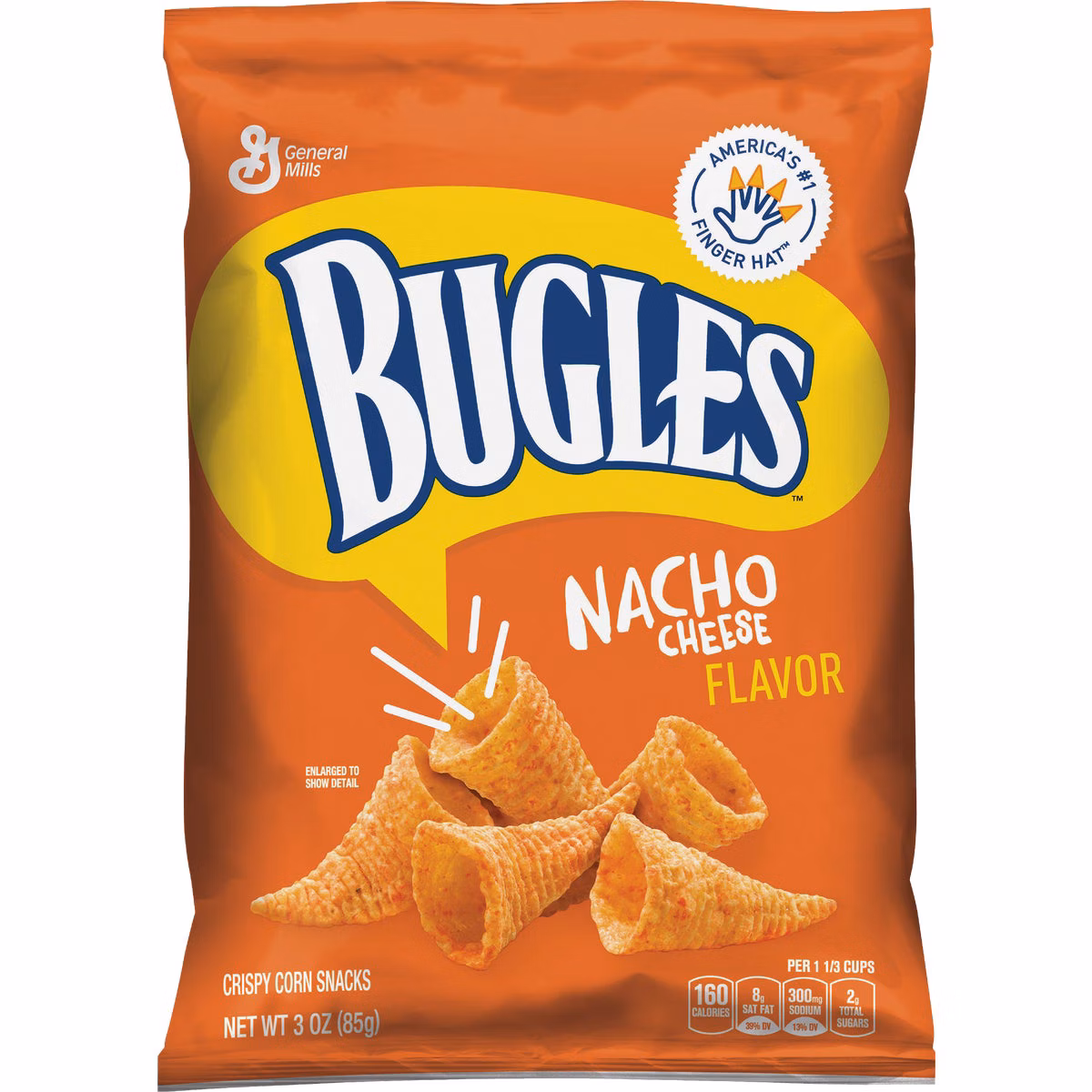 Bugles 3 Oz. Nacho Corn Snack