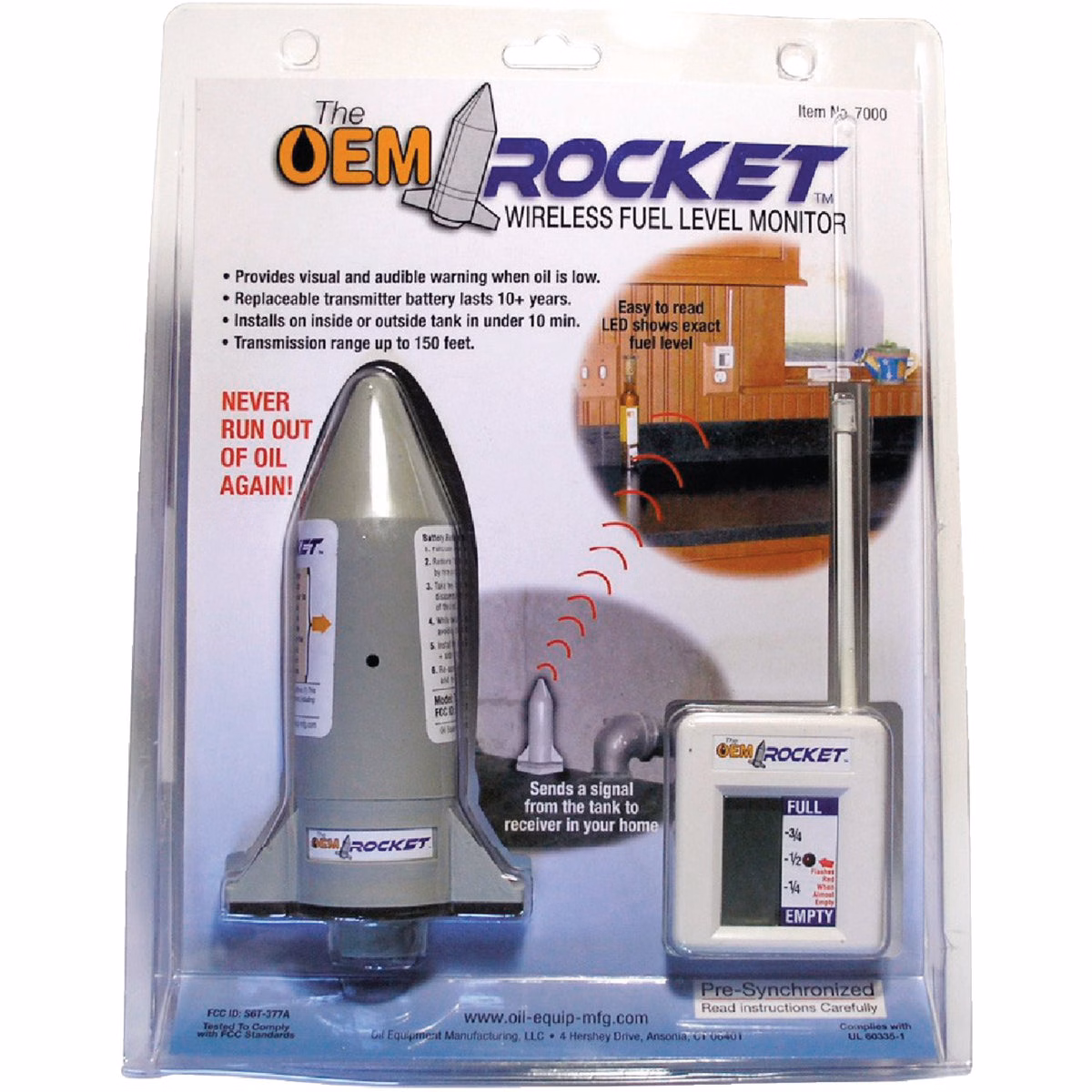 OEM Rocket 2 In. Oil Tank Wireless Fuel Gauge