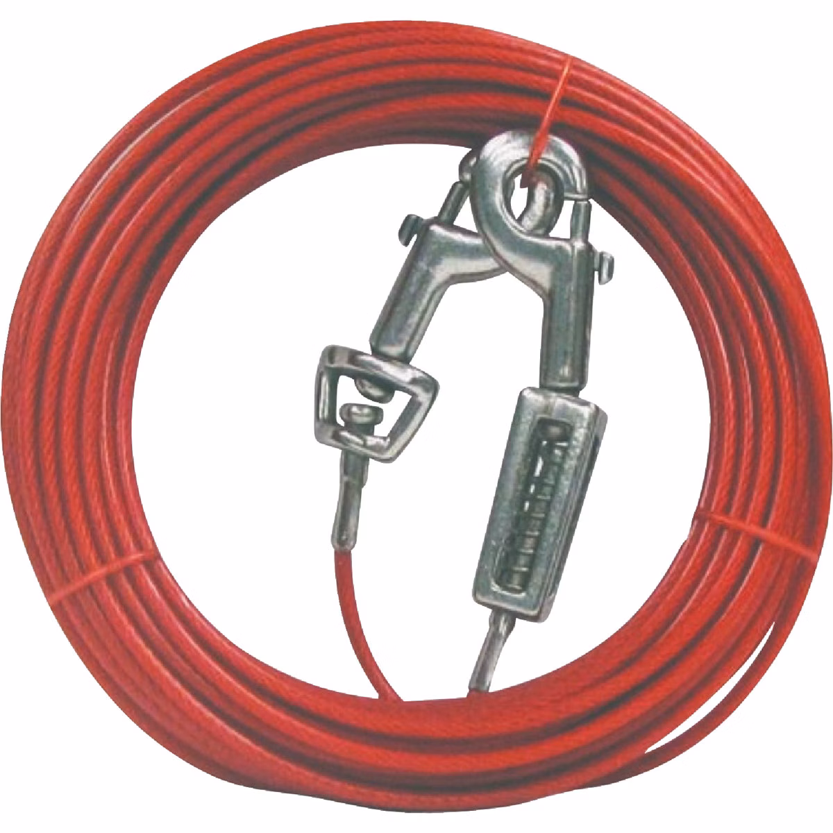 Boss Pet Guardian Gear Large Dog Cable with Spring Dog Tie-Out, 20 Ft.