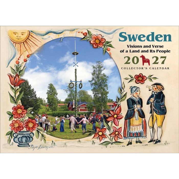 2027 Sweden Visions and Verse Collectors Wall Calendar