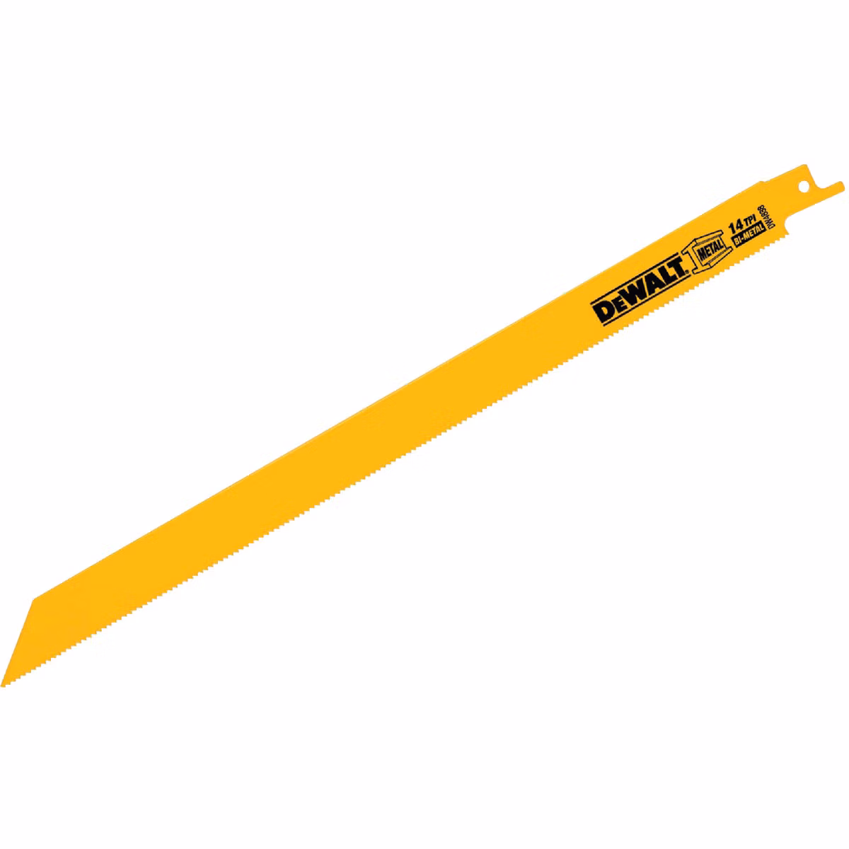 DEWALT 12 In. 14 TPI Bi-Metal Metal Reciprocating Saw Blade (5-Pack)