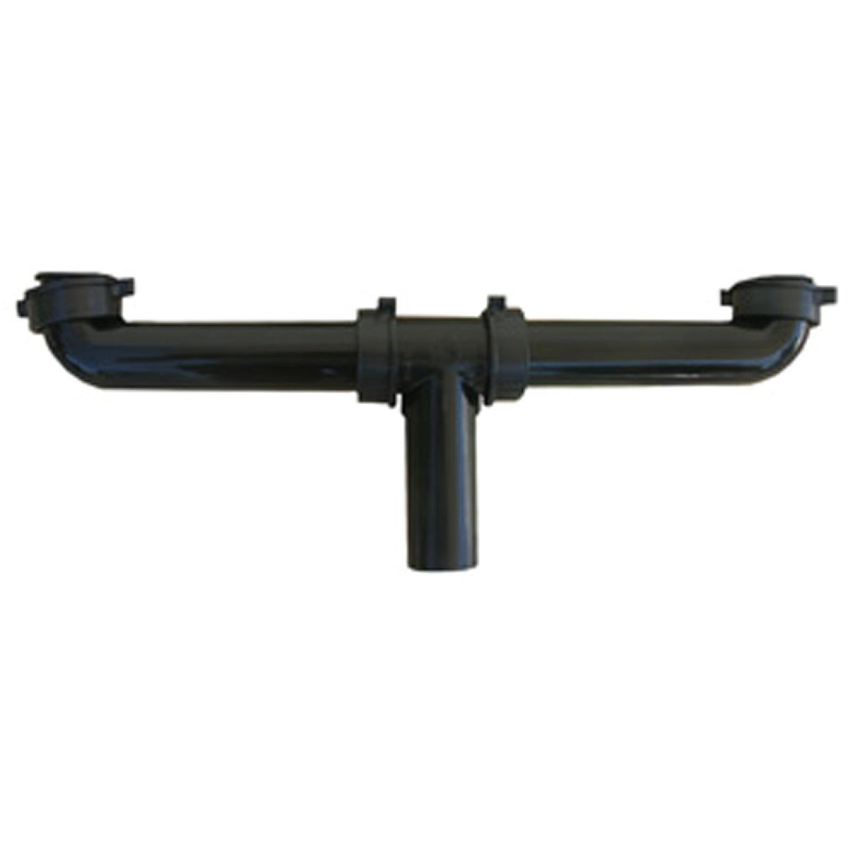 Lasco 1-1/2 In. x 16 In. Black Plastic Center Outlet Waste