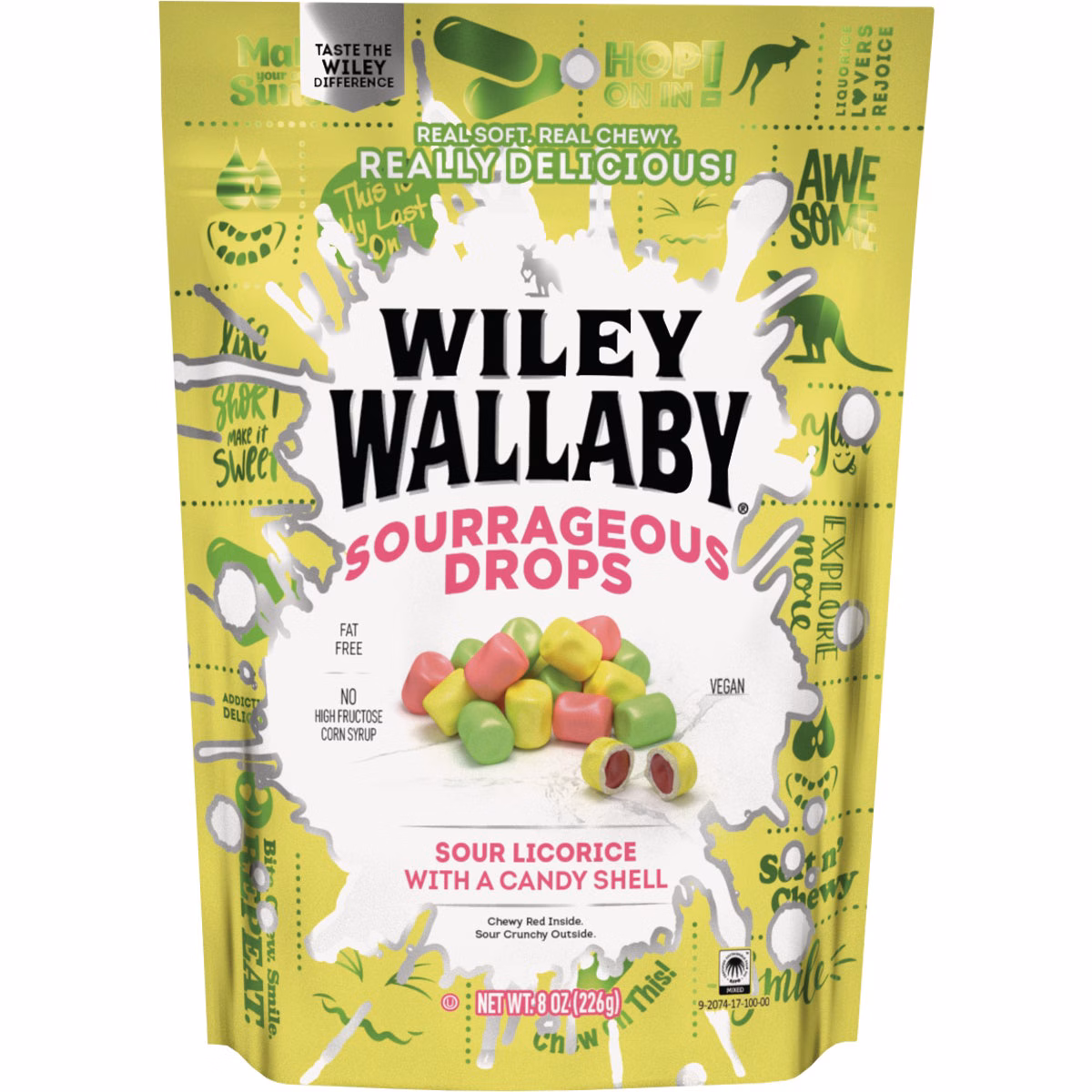 Wiley Wallaby 8 Oz. Sourrageous Drops