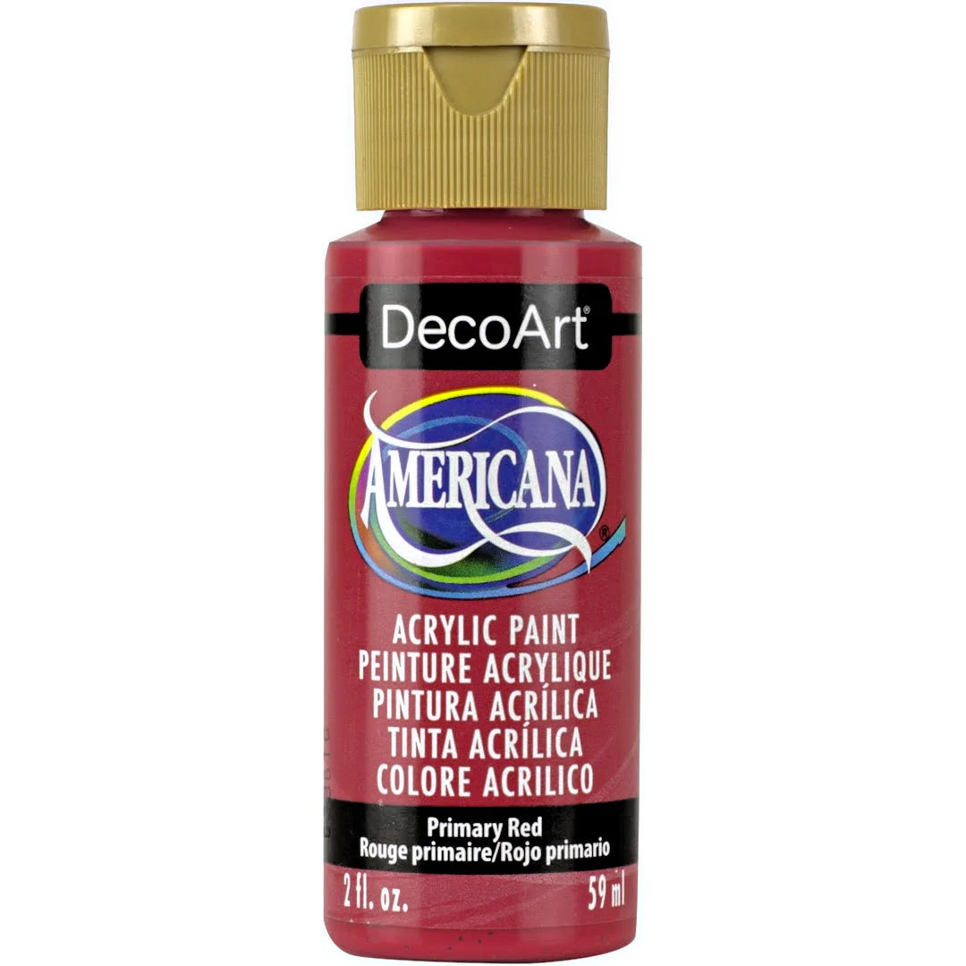 Deco Art Americana Acrylic Paint – Primary Red