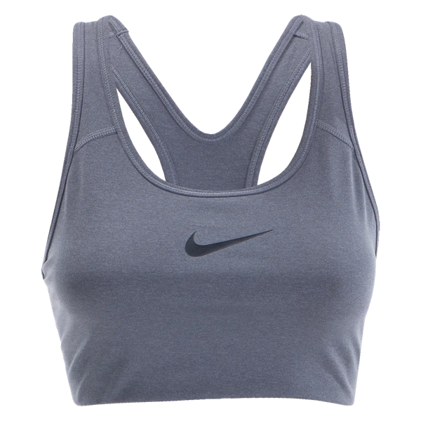 Nike Women’s Pro Classic Swoosh Sports Bra (Heather Grey)
