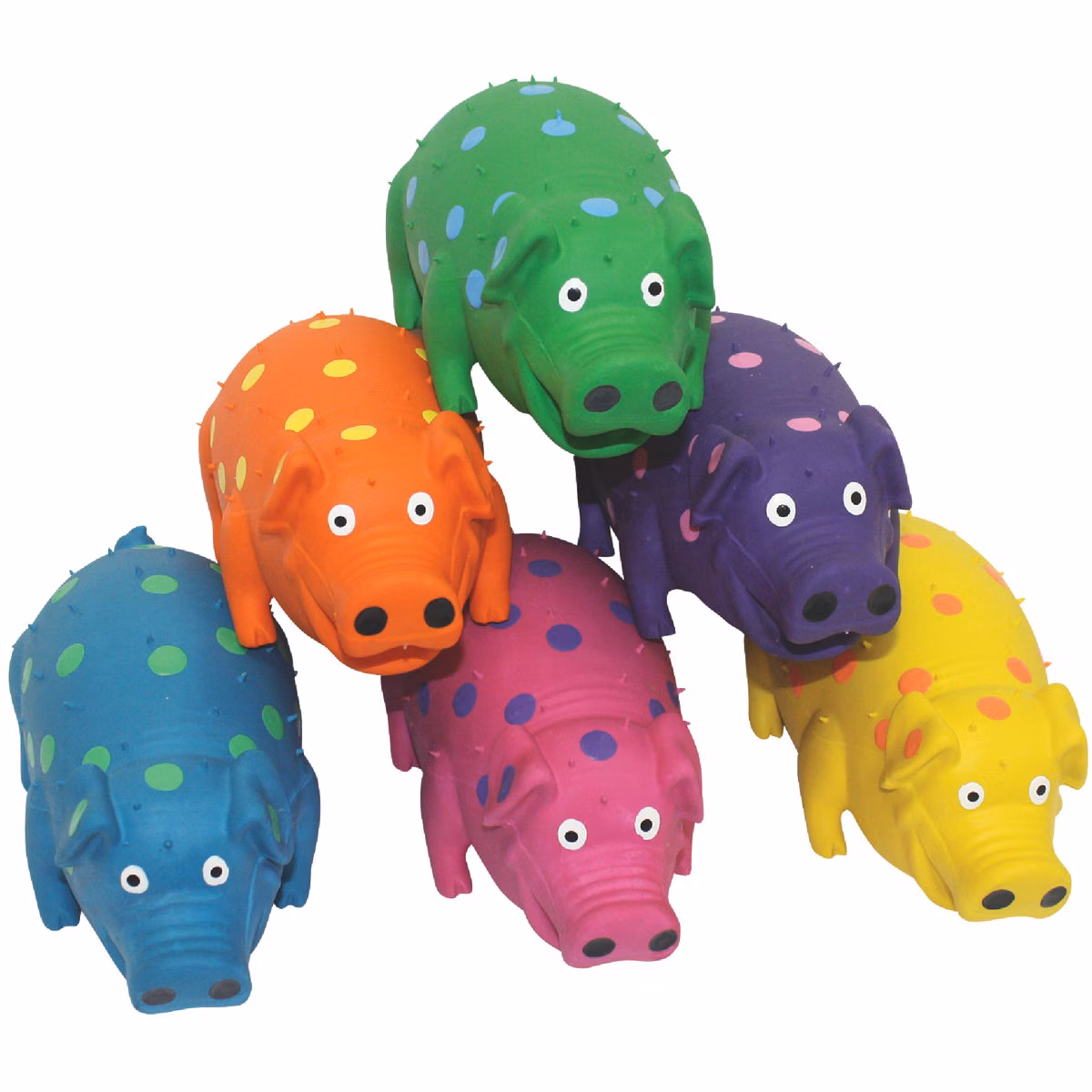 Multipet Globlets 9 In. Squeaky Pig Dog Toy