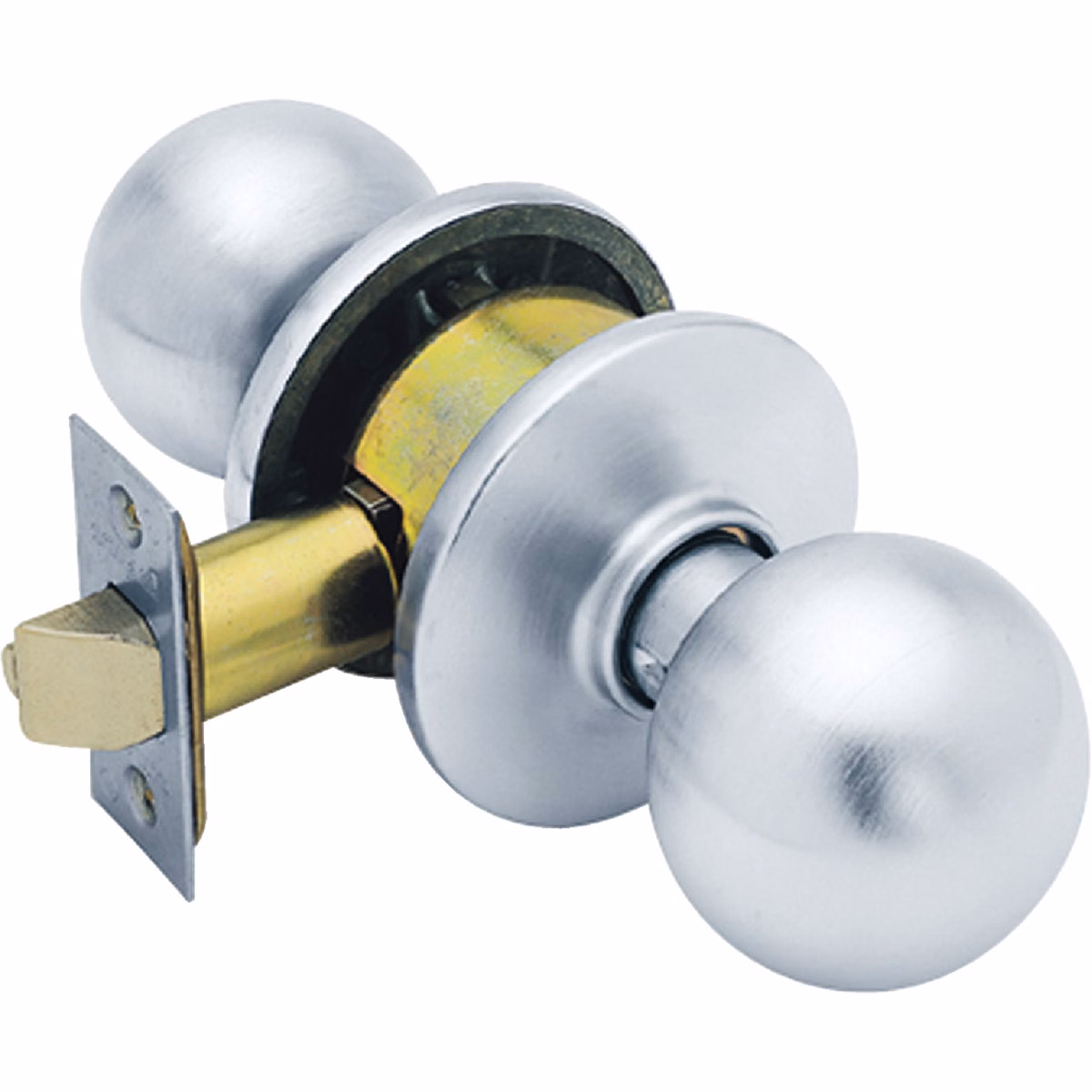 Schlage Orbit Satin Chrome Hall & Closet Door Knob