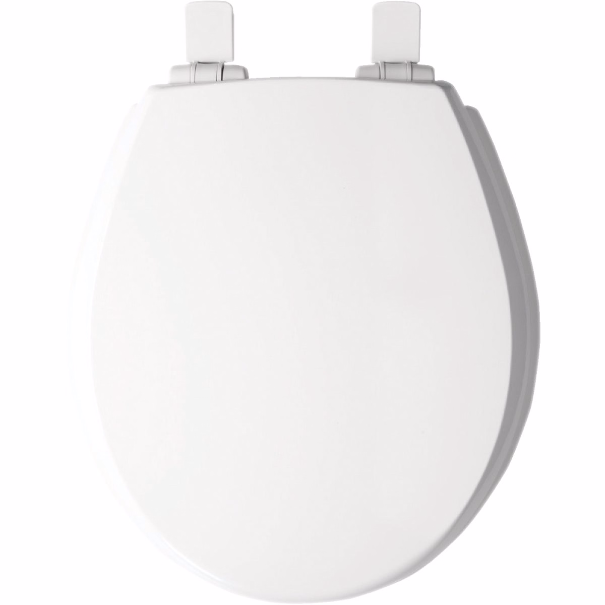 Bemis Mayfair Kendall Round Closed Front WhisperClose White Enameled Wood Toilet Seat
