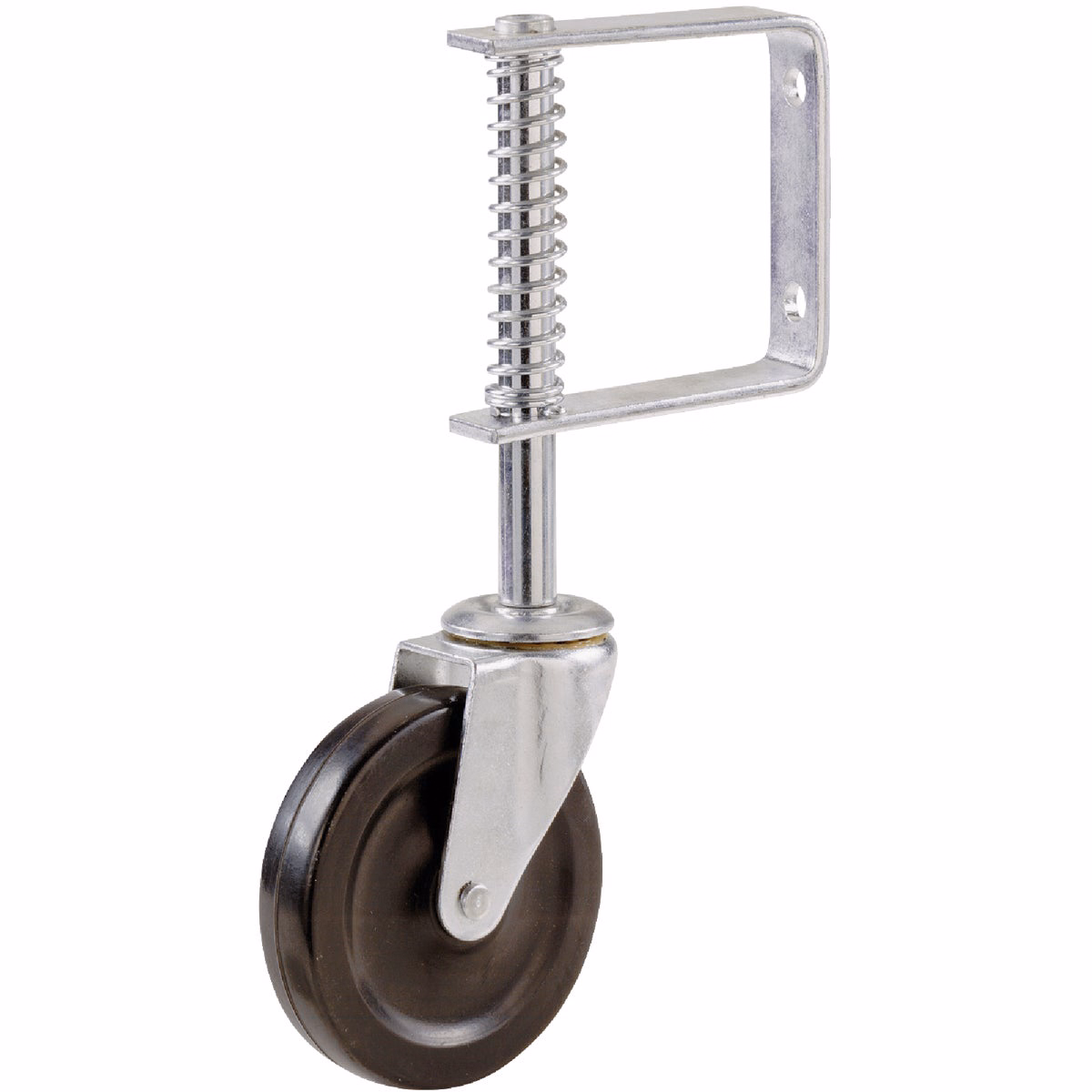 Shepherd Hardware 4 In. Gate Caster with Adjustable Spring Bracket