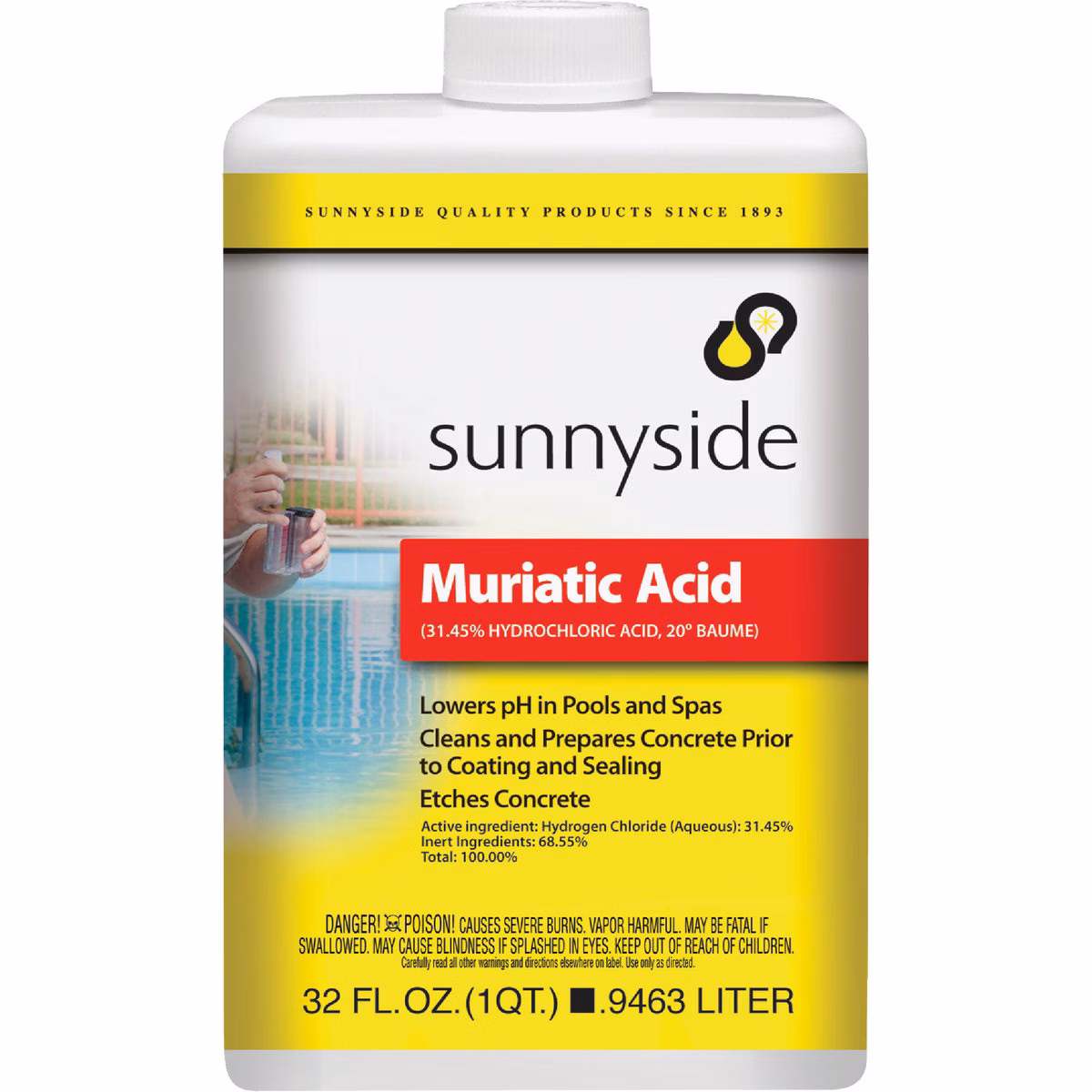 Sunnyside 32 Oz. Muriatic Acid