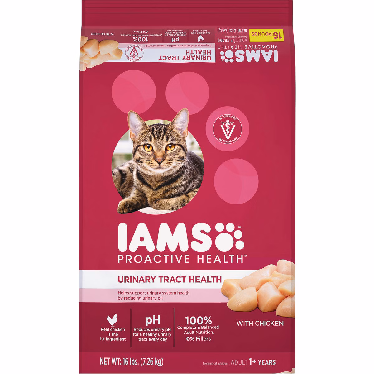 Iams Proactive Health Urinary Tract Formula 16 Lb. Chicken Flavor Adult Dry Cat Food