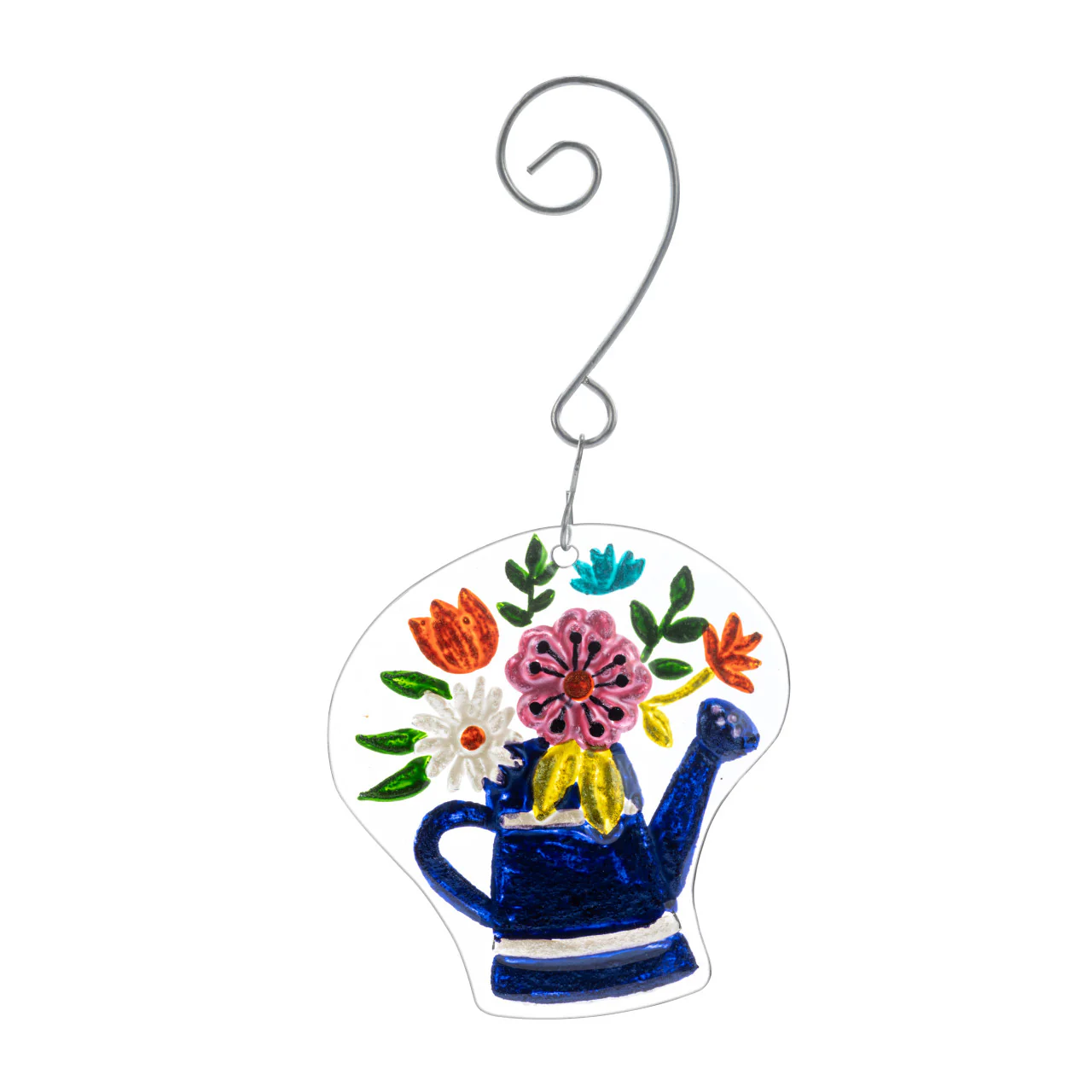 Watering Can Glass Ornament