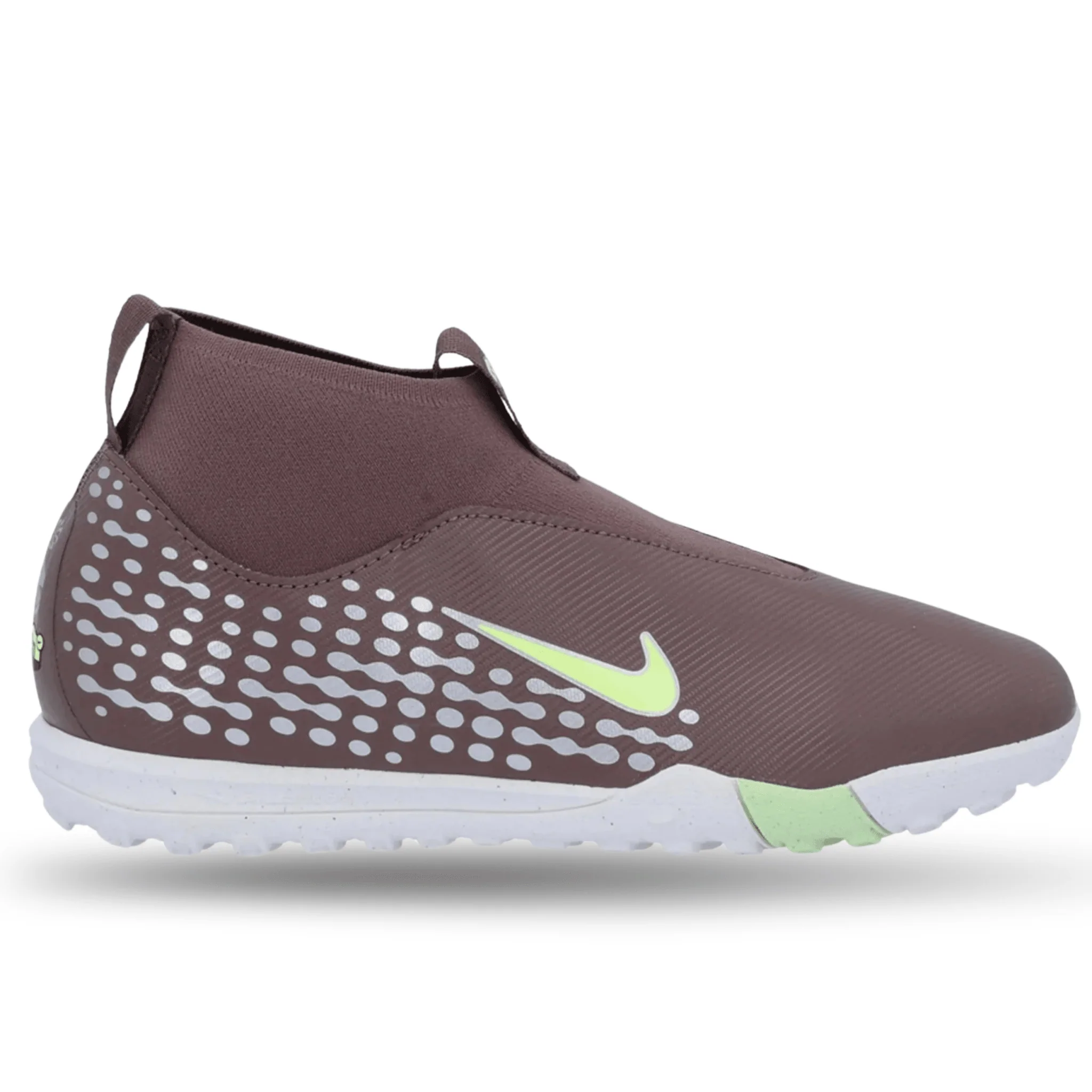 Nike Jr Zoom Superfly 10 Academy KM Turf Soccer Shoes (Plum Eclipse/Metallic Silver)
