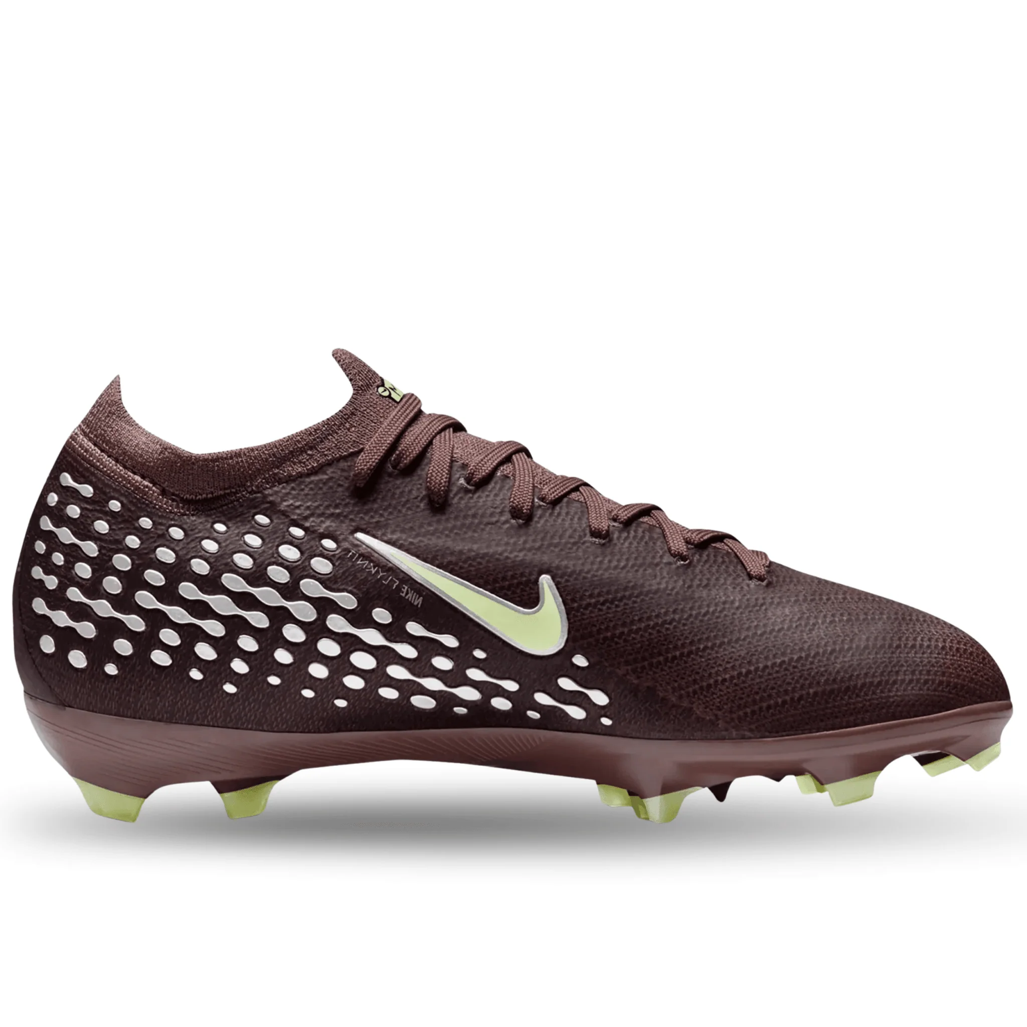 Nike Jr Zoom Vapor 16 Pro KM Firm Ground Soccer Cleats (Plum Eclipse/Metallic Silver)
