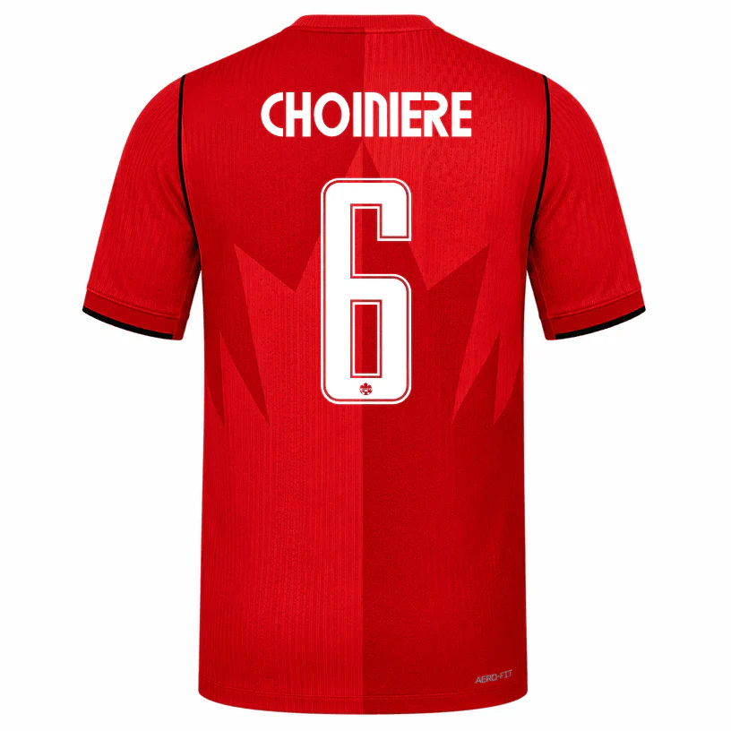 Nike Men’s Canada Choiniere Match Authentic Home Jersey 2026 (Red)