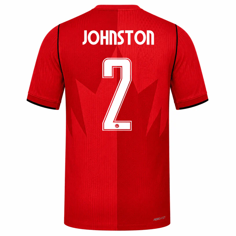 Nike Men’s Canada Johnston Match Authentic Home Jersey 2026 (Red)