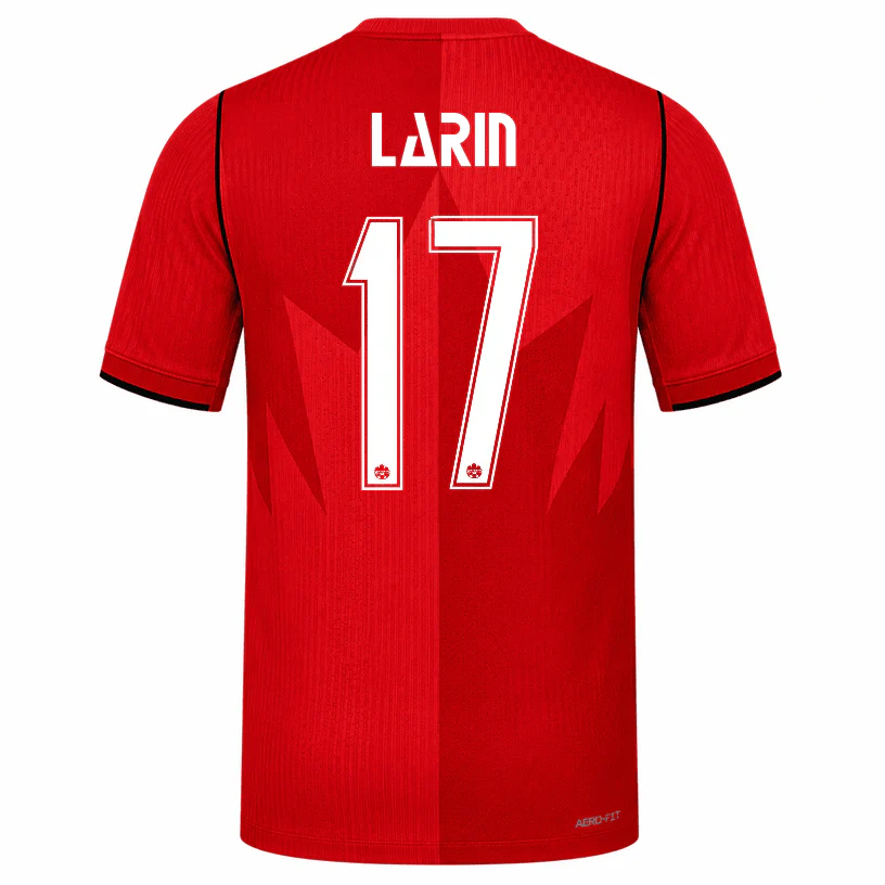 Nike Men’s Canada Larin Match Authentic Home Jersey 2026 (Red)