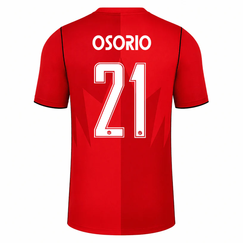 Nike Men’s Canada Osorio Home Stadium Jersey 2026 (Red)